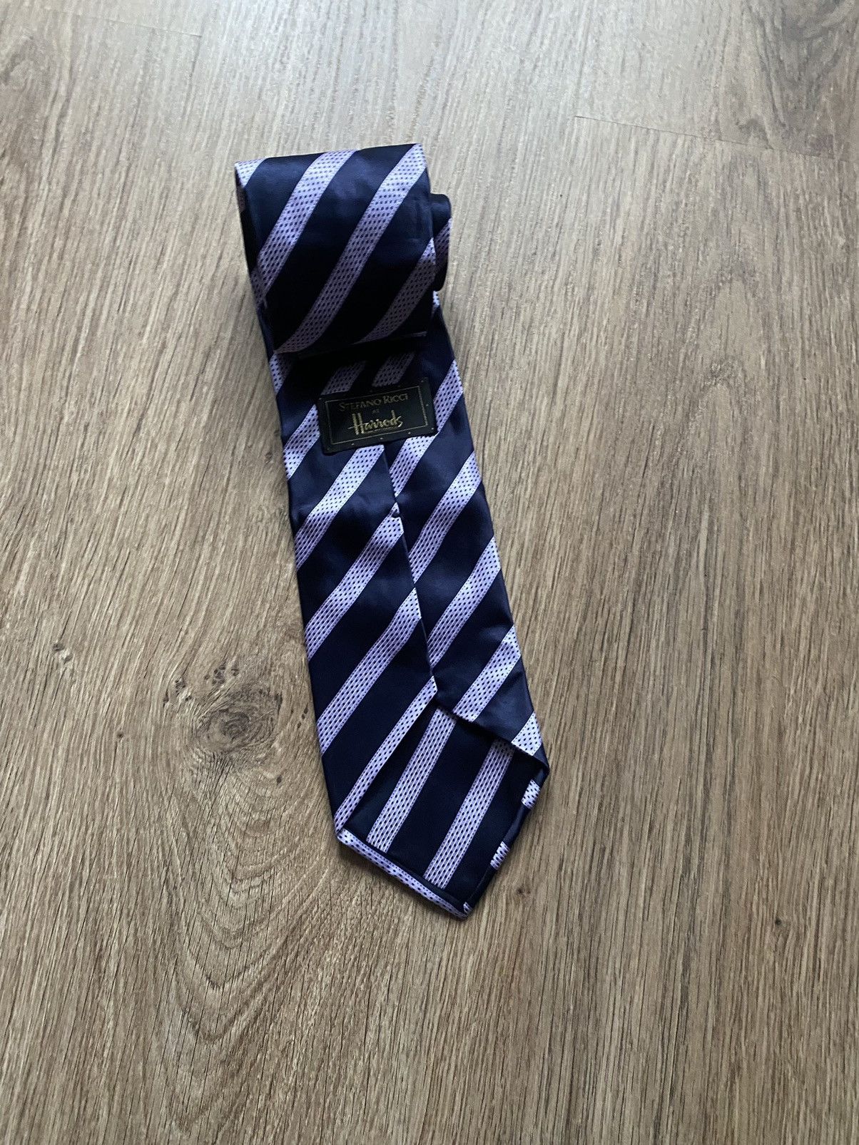 Stefano Ricci Rare Tie Luxury Brand Stefano Ricci 100% silk striped tie Size ONE SIZE - 3 Thumbnail