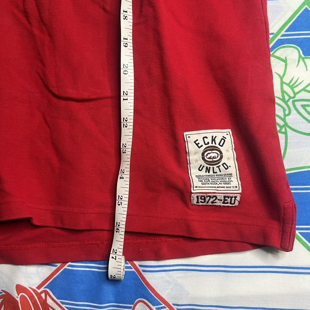 Ecko Unltd. Y2k Ecko Unltd red polo shirt polo medium Size US M / EU 48-50 / 2 - 2 Thumbnail