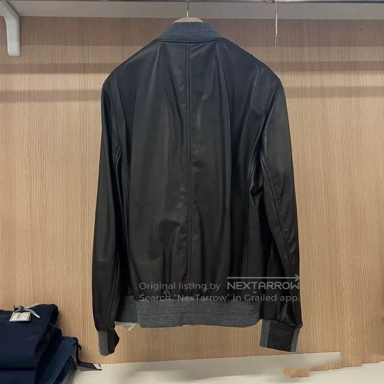 Brunello Cucinelli Brunello Cucinelli Lamb Leather Jacket Size US M / EU 48-50 / 2 - 3 Thumbnail