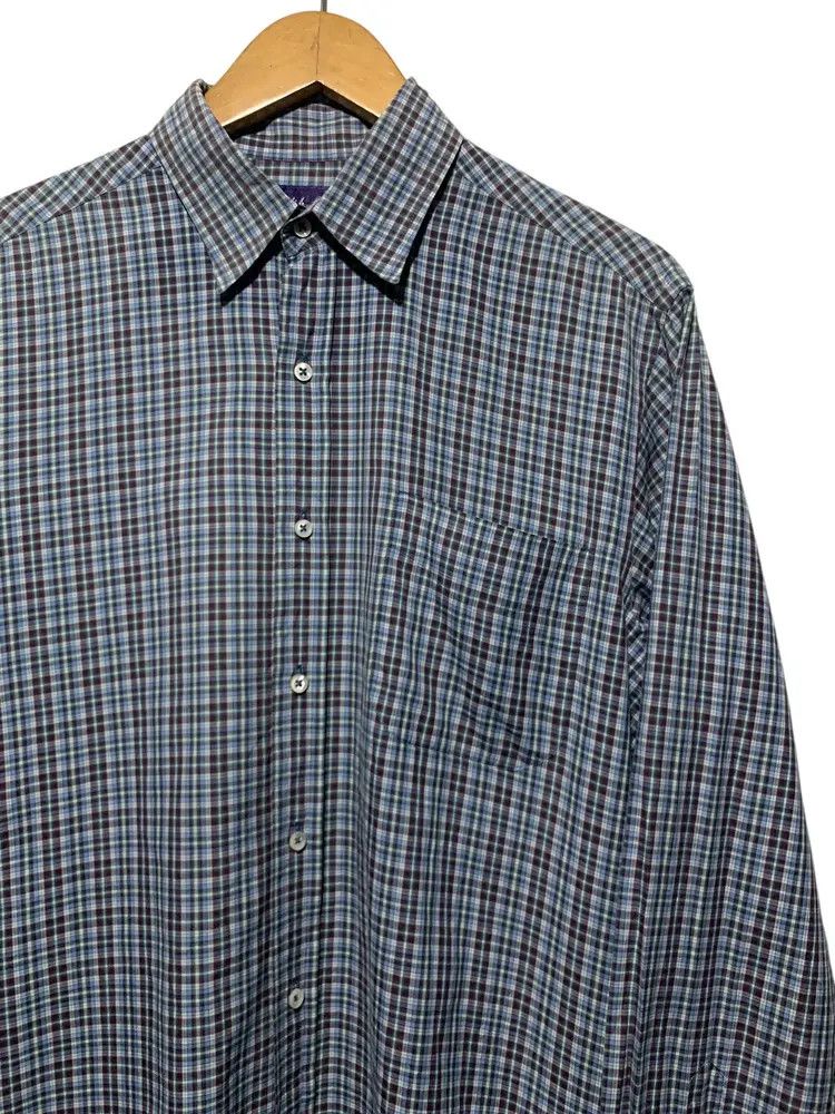 Ralph Lauren Purple Label Vintage RL Purple Label plaid cotton shirt Size US M / EU 48-50 / 2 - 3 Thumbnail