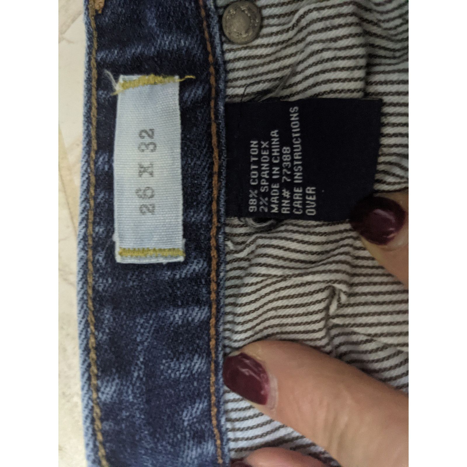 Madewell Madewell Skinny Skinny Jeans sz 26x32 Size 26" / US 2 / IT 38 - 5 Thumbnail