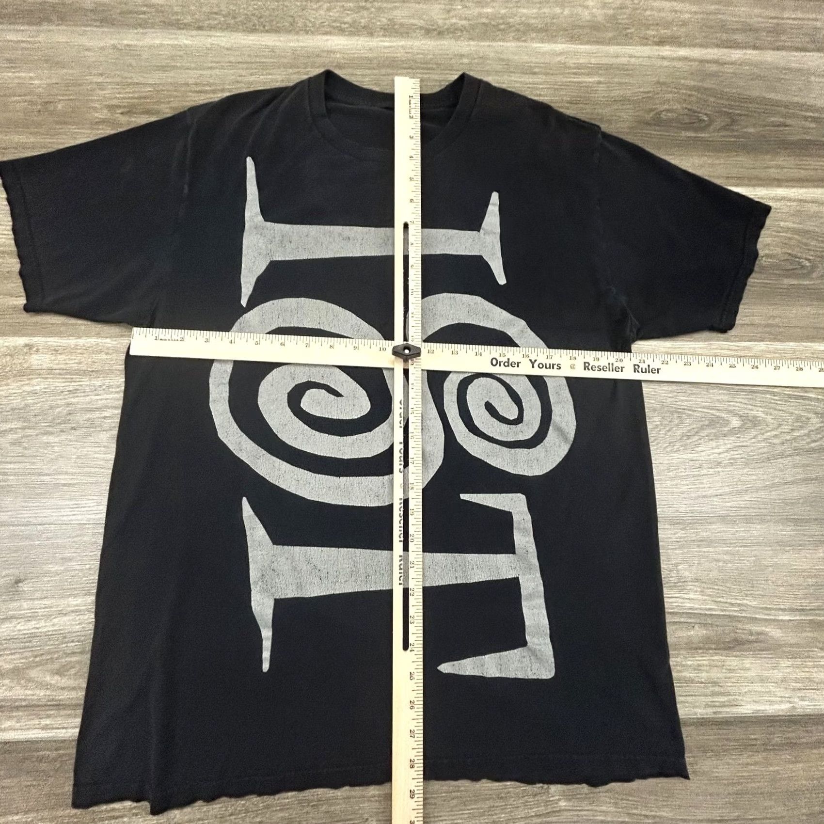 Vintage Stussy Studdy Shirt Mens L Black Graphic Print Tee Art Y2K Crew Neck Short Sleeve Lightweight Cotton Jersey 90s Abstract Front Logo Mens Size US L / EU 52-54 / 3 - 8 Thumbnail
