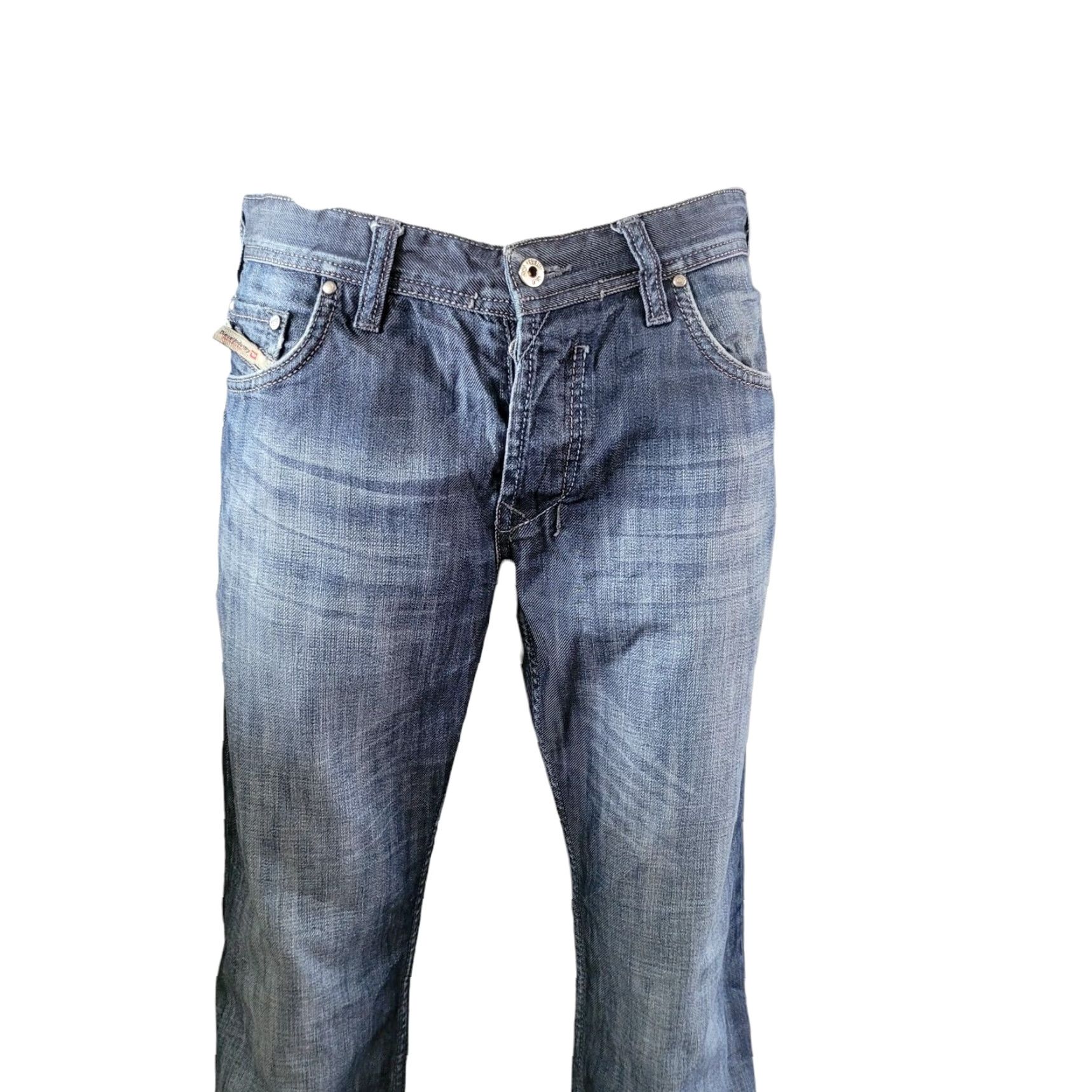 Diesel Diesel Industry Jeans - Size W34-L32 - Made In Italy - Denim Blue Jeans for Men Size US 34 / EU 50 - 3 Thumbnail