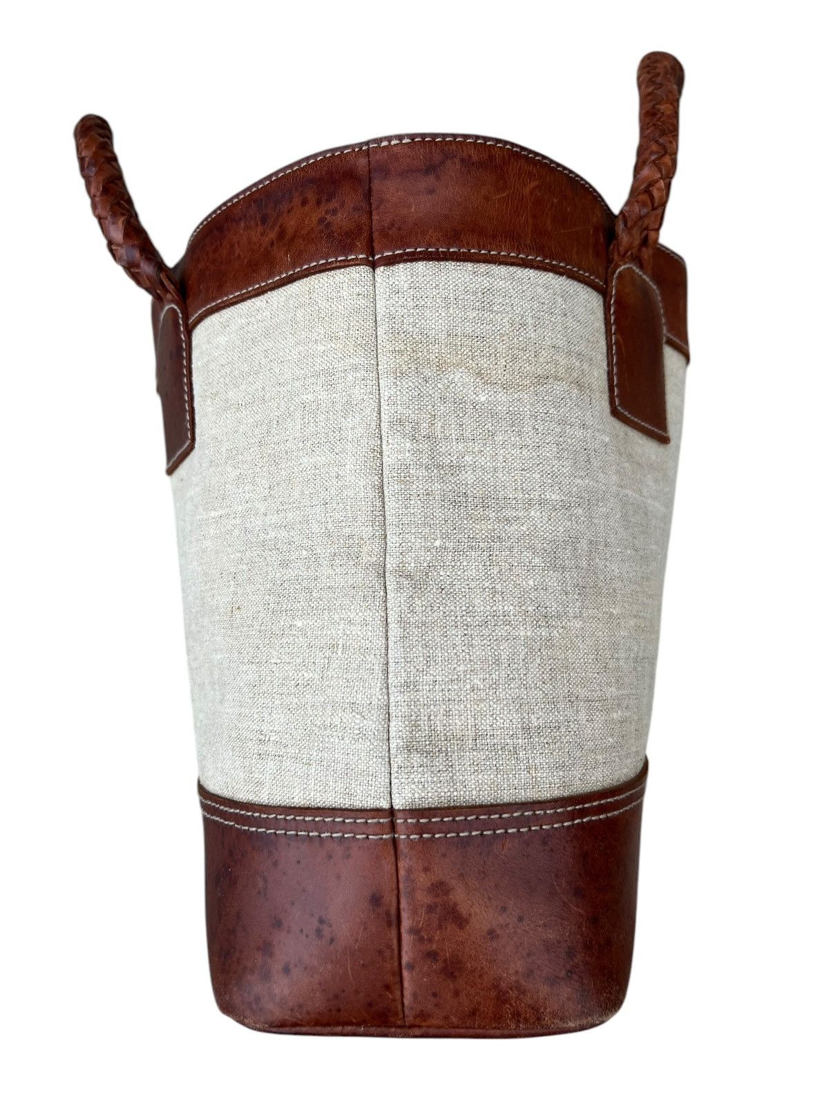 Ralph Lauren Vintage Ralph Lauren Patina Leather Hybrid Tote Bag Size ONE SIZE - 16 Thumbnail