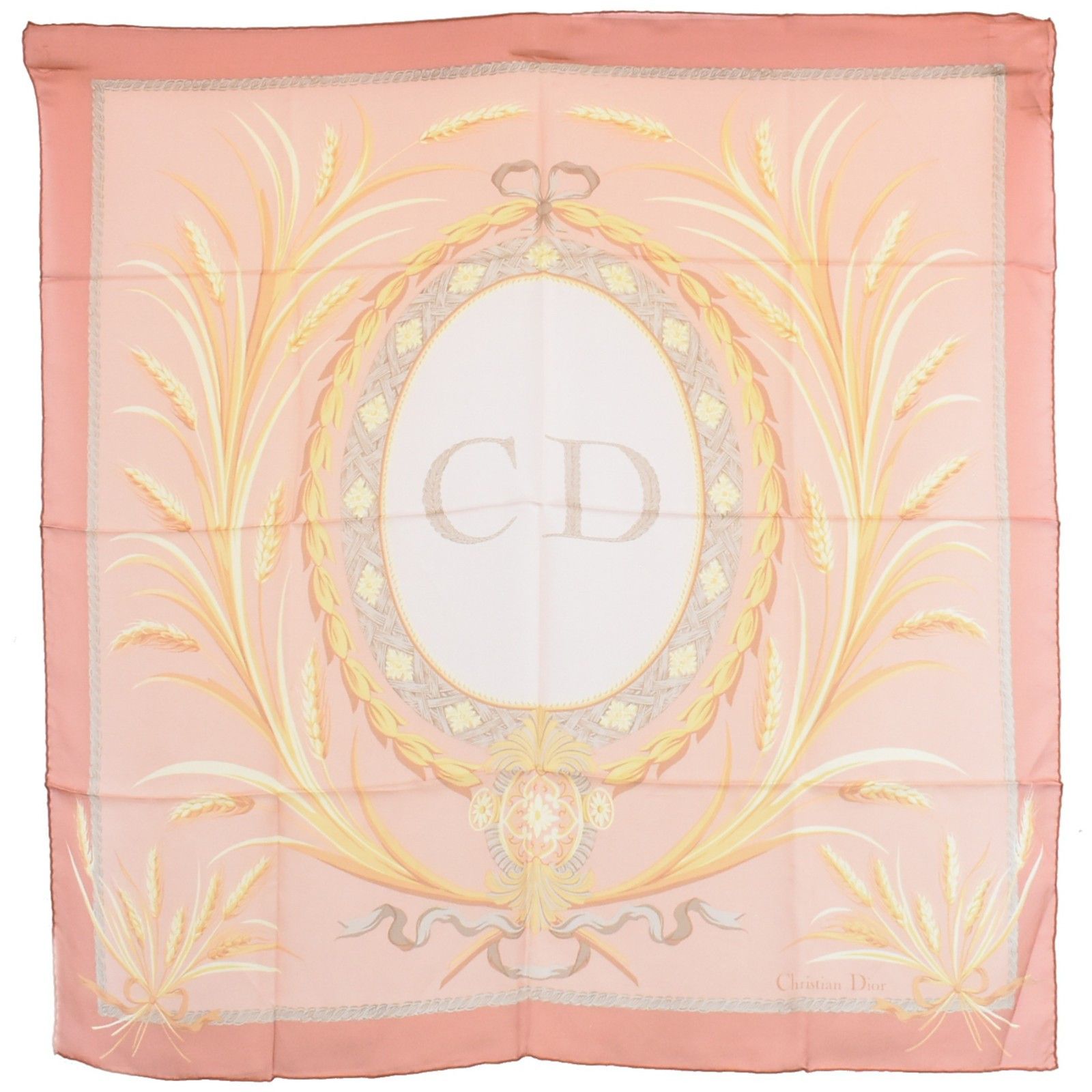 Dior Christian Dior CD Scarf Silk Size ONE SIZE - 1 Thumbnail