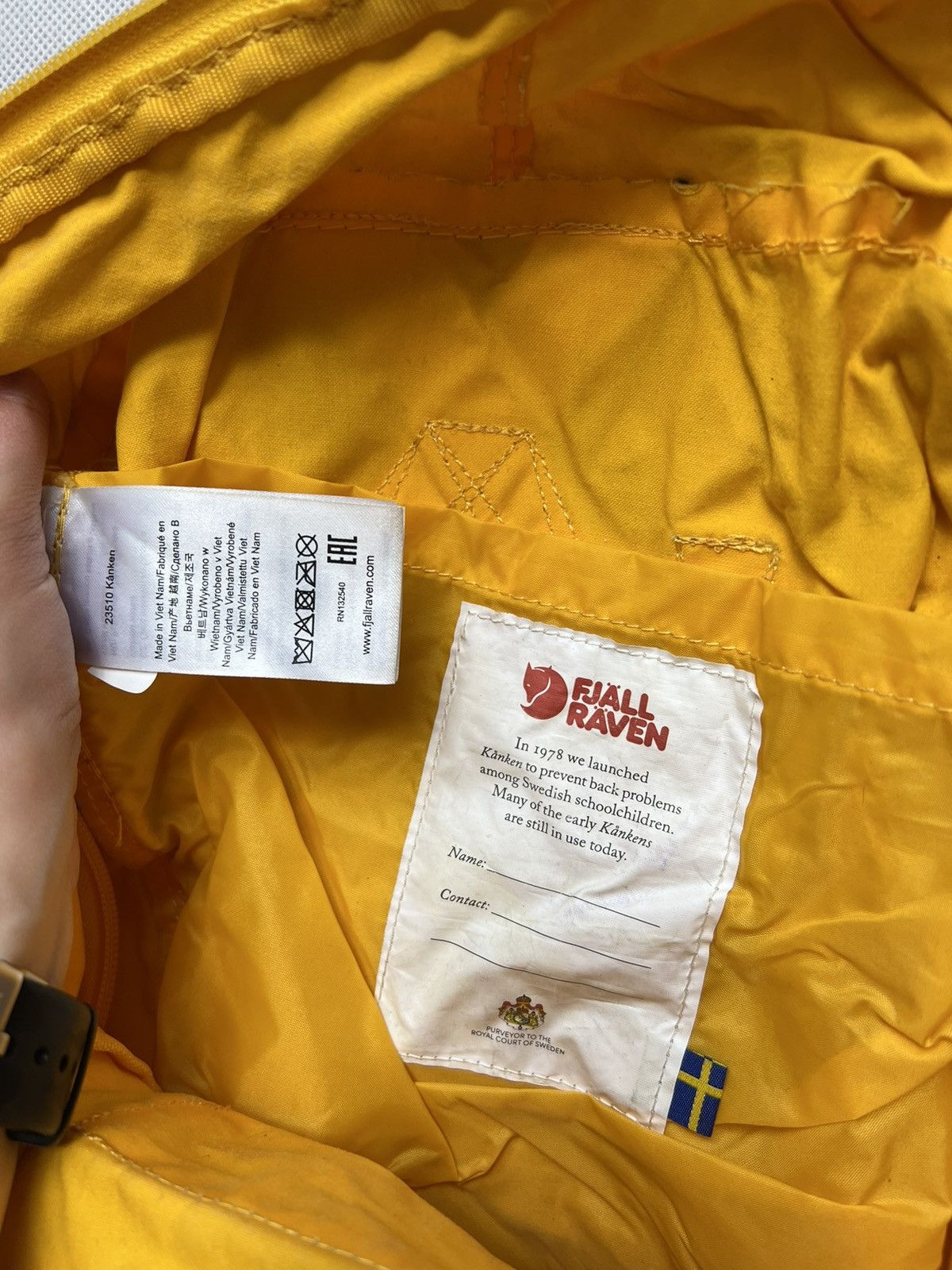Fjallraven Backpack Fjallraven Kanken Size ONE SIZE - 2 Thumbnail