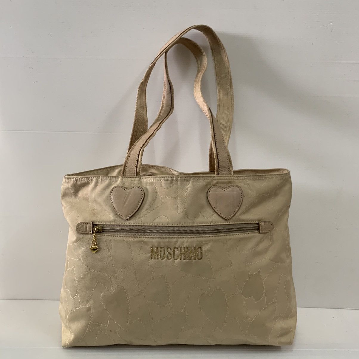 Moschino Moschino Canvas Shoulder Tote Bag Size ONE SIZE - 1 Thumbnail