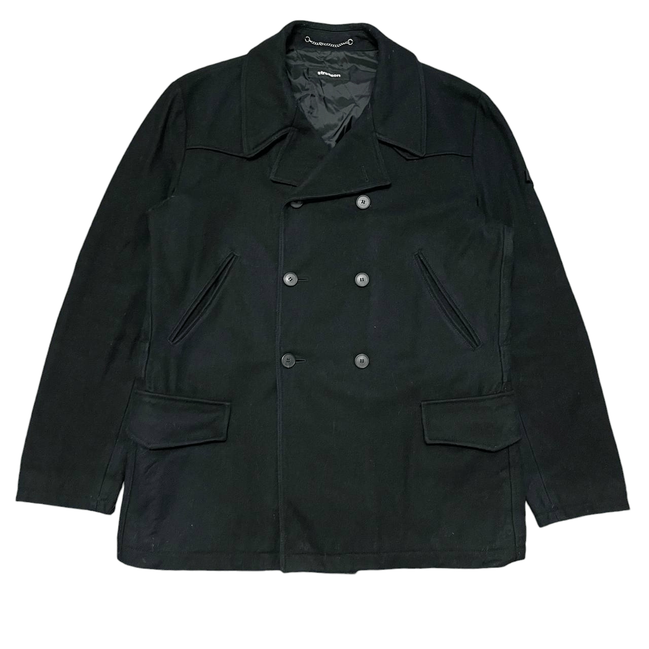 Strellson Strellson Wool Coat Double Breast Size US L / EU 52-54 / 3 - 1 Thumbnail