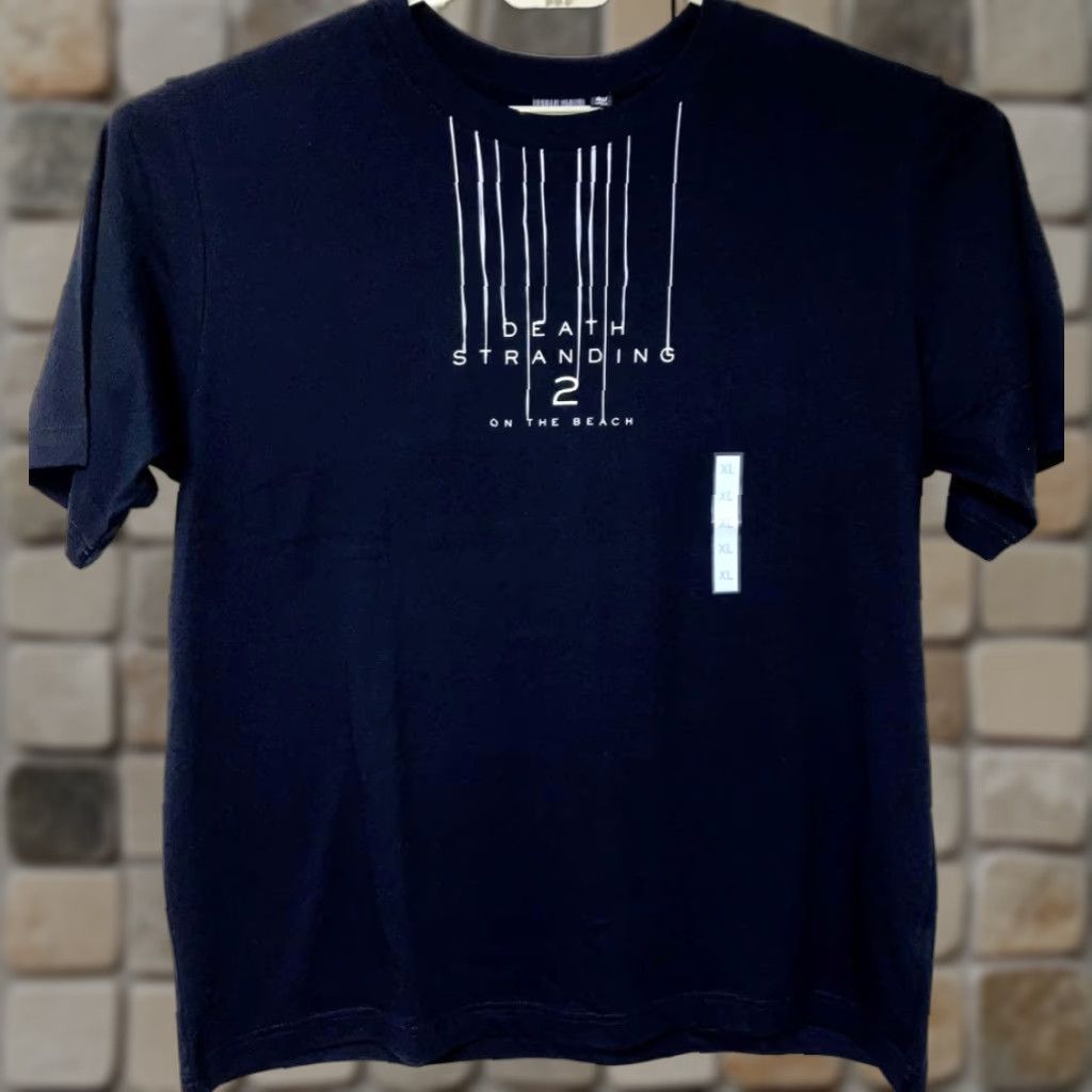 Logo 7 KOJIMA PRODUCTIONS Death Stranding 2 Logo T-shirt XL Black NEW Size US XL / EU 56 / 4 - 1 Thumbnail