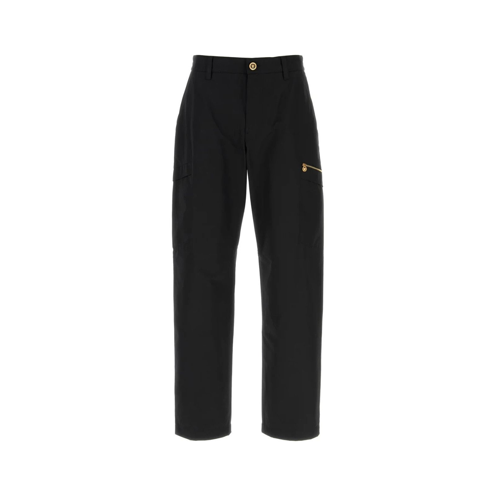 Versace VERSACE Black Cotton Pants New & Authentic (Men's size:US 36 Size US 36 / EU 52 - 1 Thumbnail