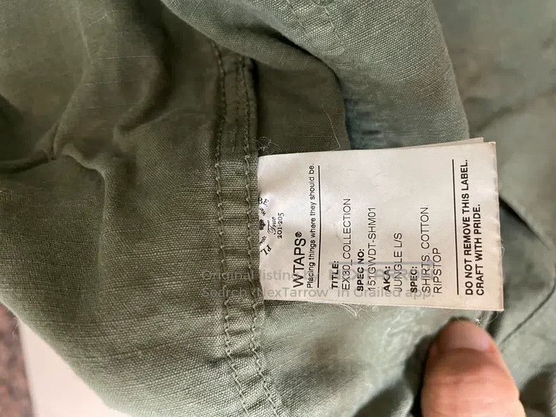 Wtaps Wtaps Military green military style jacket Size US L / EU 52-54 / 3 - 5 Thumbnail