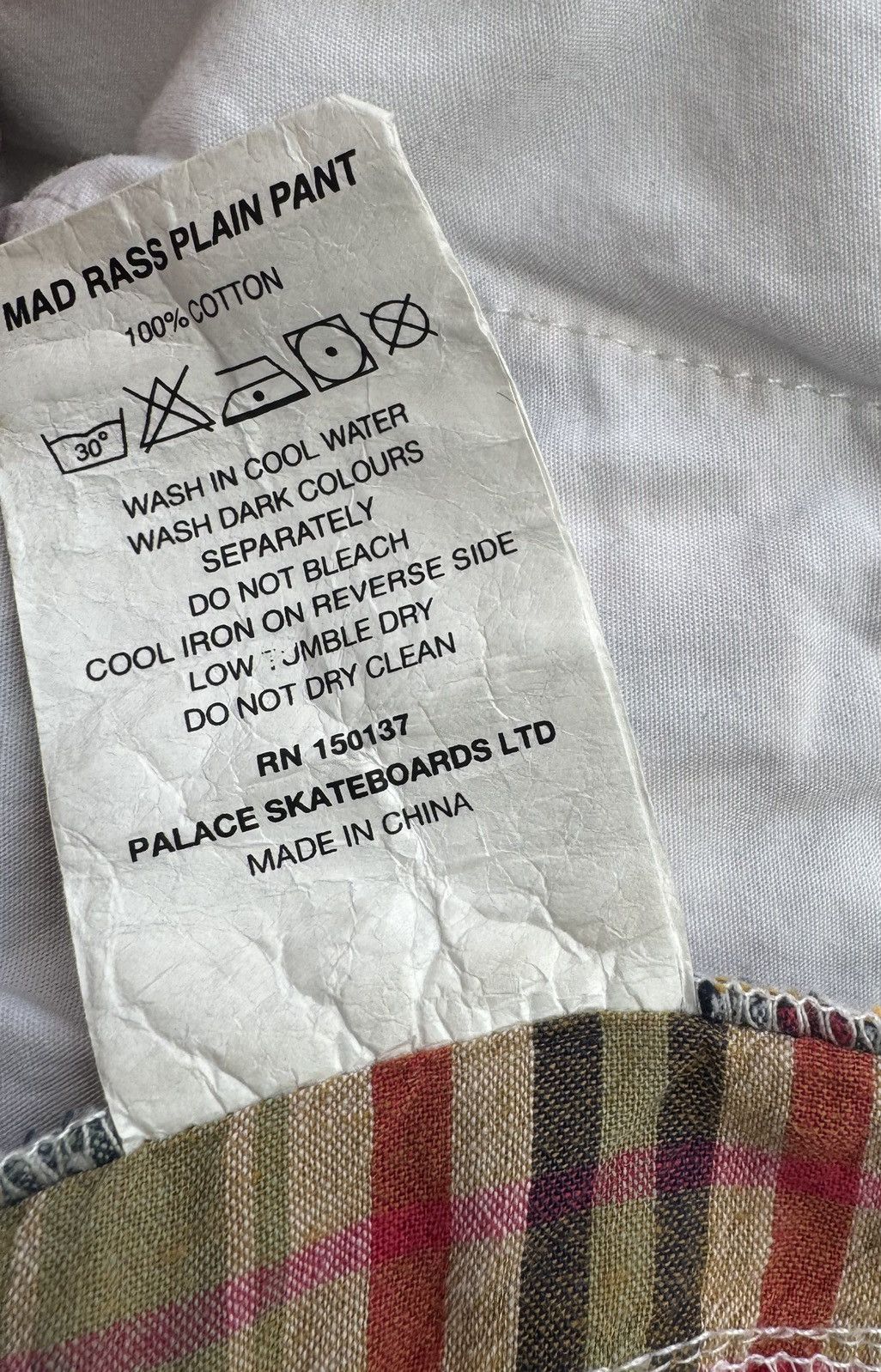Palace Palace Mad Rass Plain Patchwork Pants Size US 30 / EU 46 - 7 Thumbnail