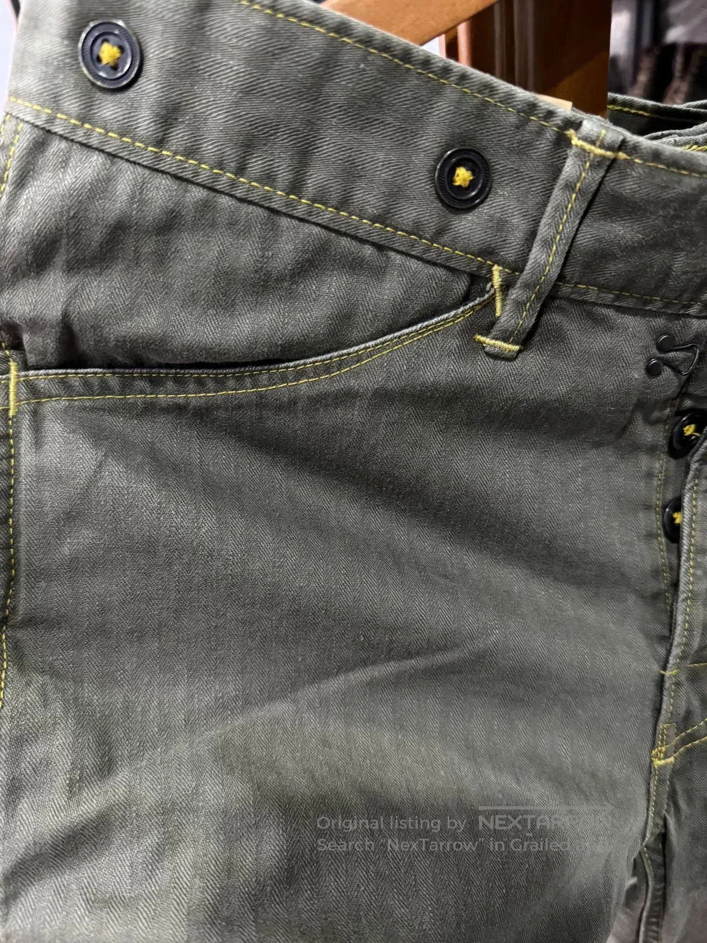 RRL Ralph Lauren RRL Herringbone Long Pants in New Condition. Size US 30 / EU 46 - 2 Thumbnail