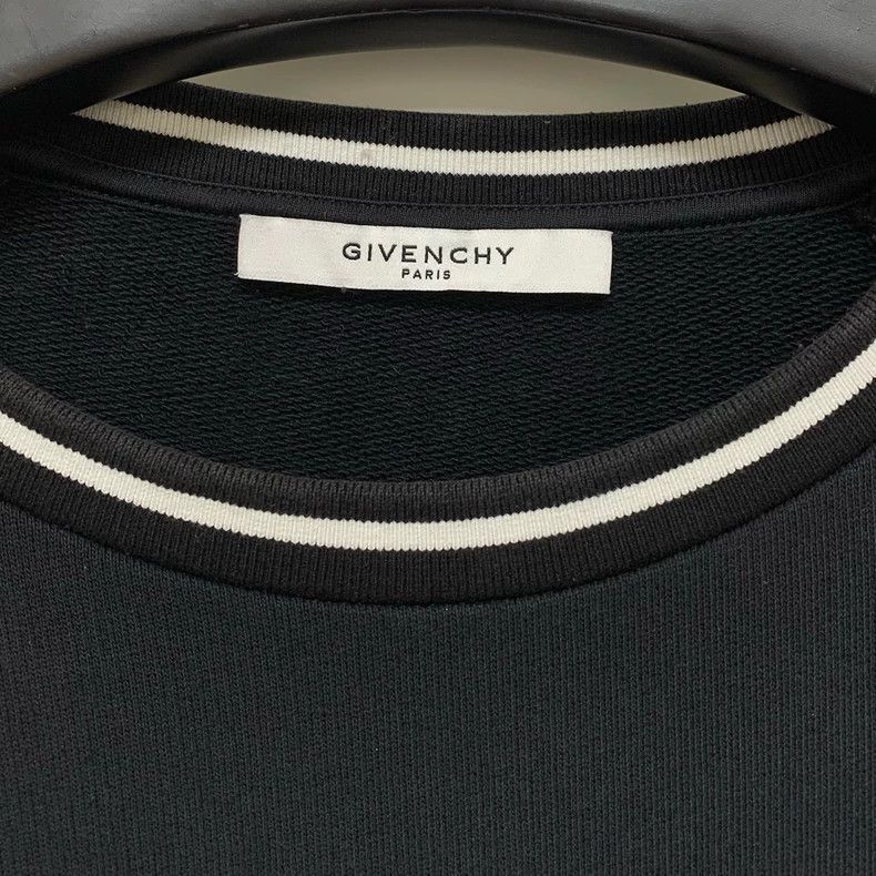 Givenchy Givenchy Black Embroidered Logo Hoodie 2506-Nextarrow Size US L / EU 52-54 / 3 - 2 Thumbnail