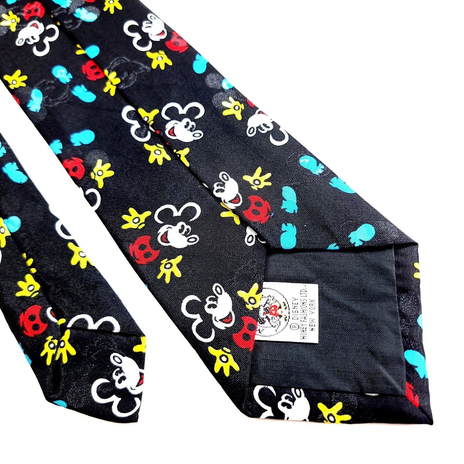 Disney Disney Mickey & Co Black Mickey Mouse Short Polyester Tie Size ONE SIZE - 5 Thumbnail