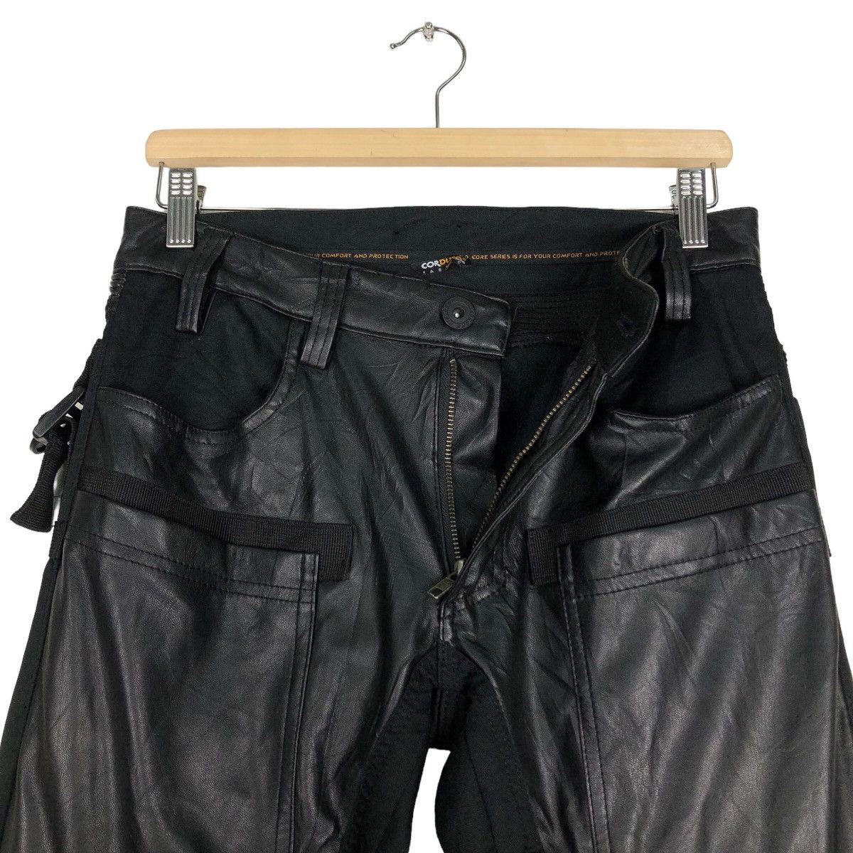 Japanese Brand 🔥Vtg Biker Pants Cargo Pocket Cordura Issey Miyake Size US 30 / EU 46 - 10 Thumbnail