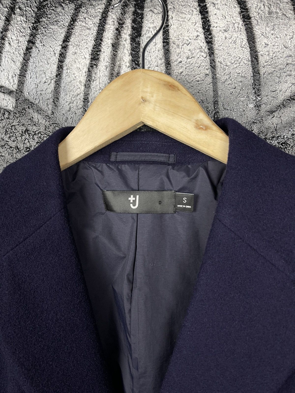 Jil Sander × Uniqlo Uniqlo x J+ Premium Wool Navy Blue Coat Jacket Men’s Size S Size US S / EU 44-46 / 1 - 7 Thumbnail