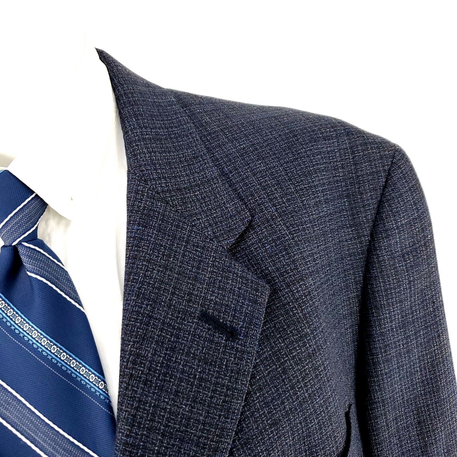 Hart Schaffner Marx Hart Schaffner Marx Nordstrom Comfort Wool 3 Button Sport Co Size 46L - 2 Thumbnail