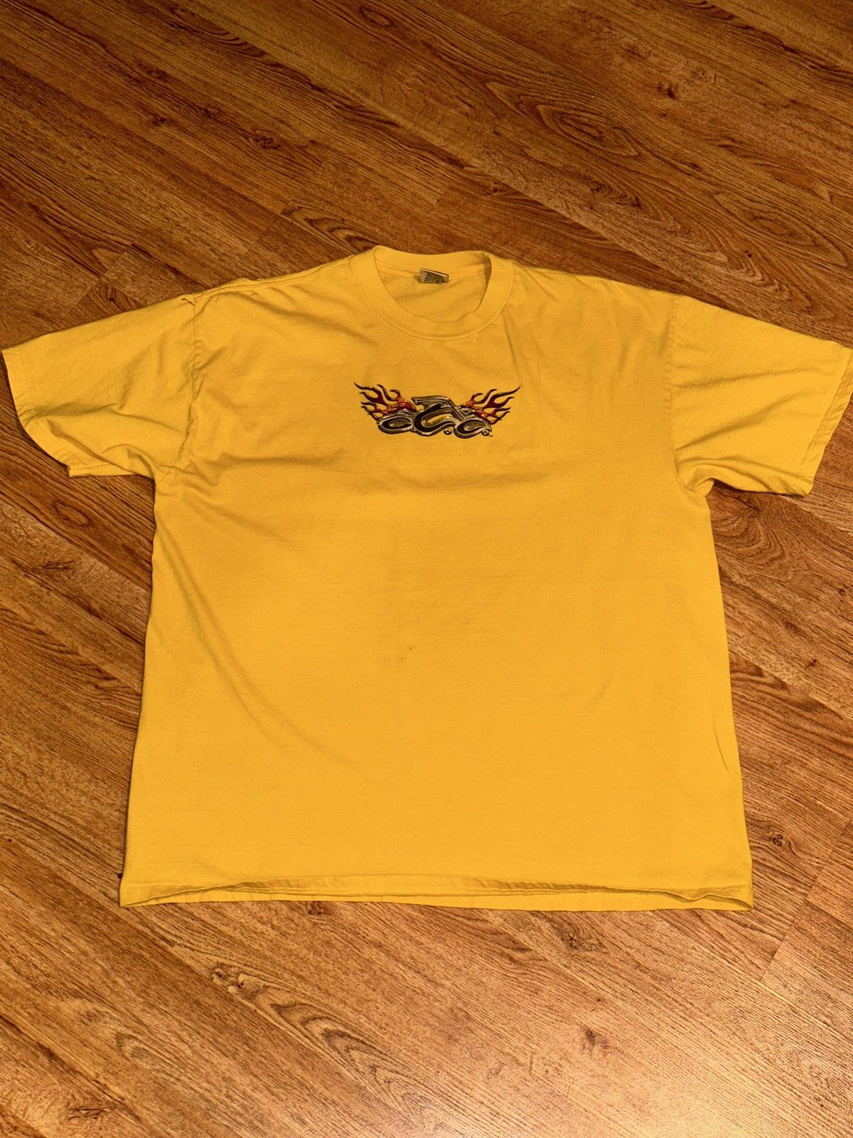 Vintage VTG Y2K 2000s OCC Orange County Choppers Yellow Tee 2XL Size US XXL / EU 58 / 5 - 1 Thumbnail