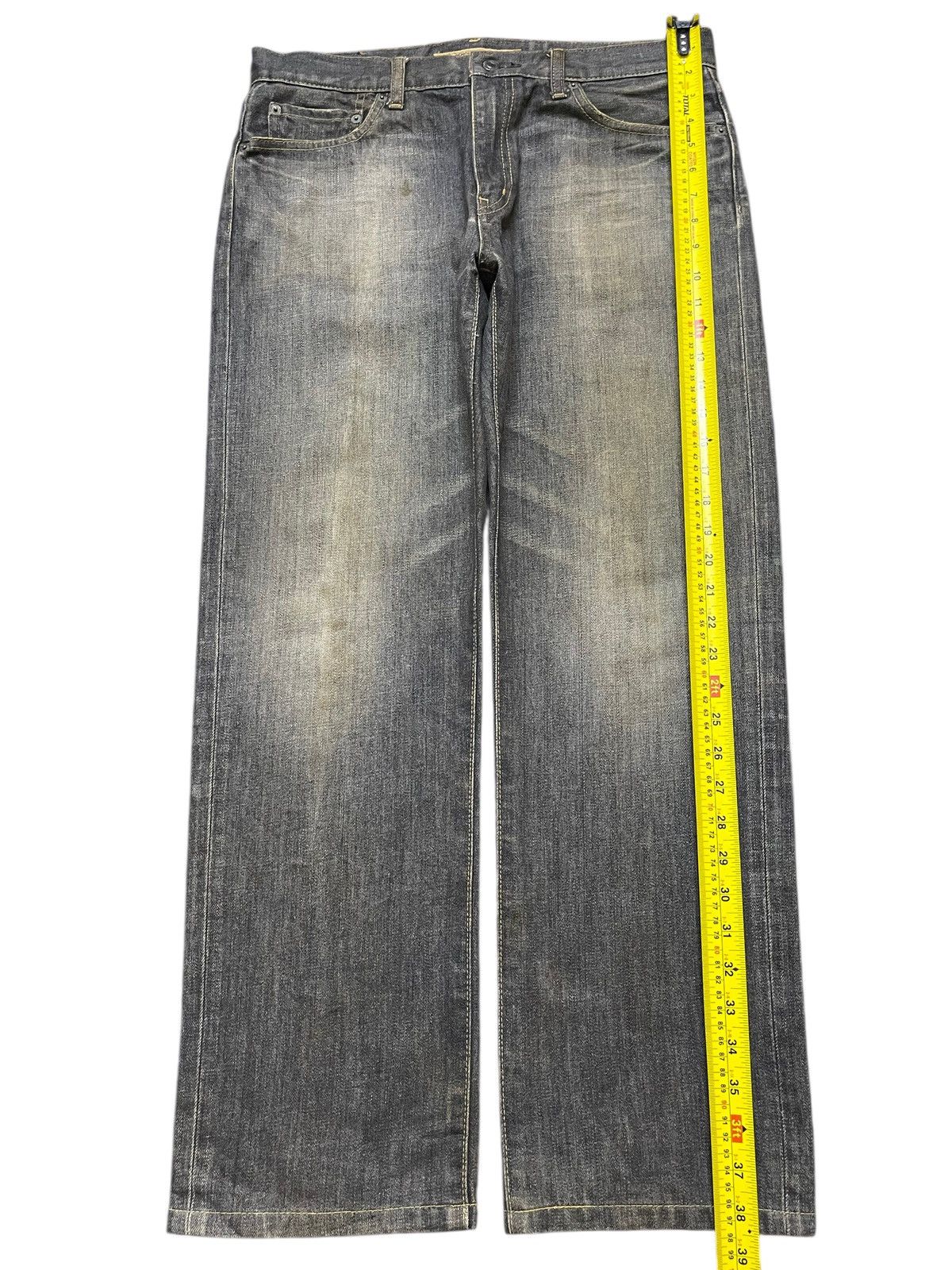Uniqlo Vintage Japanese Uniqlo Mud Wash Faded Style Baggy Jeans Size US 32 / EU 48 - 12 Thumbnail
