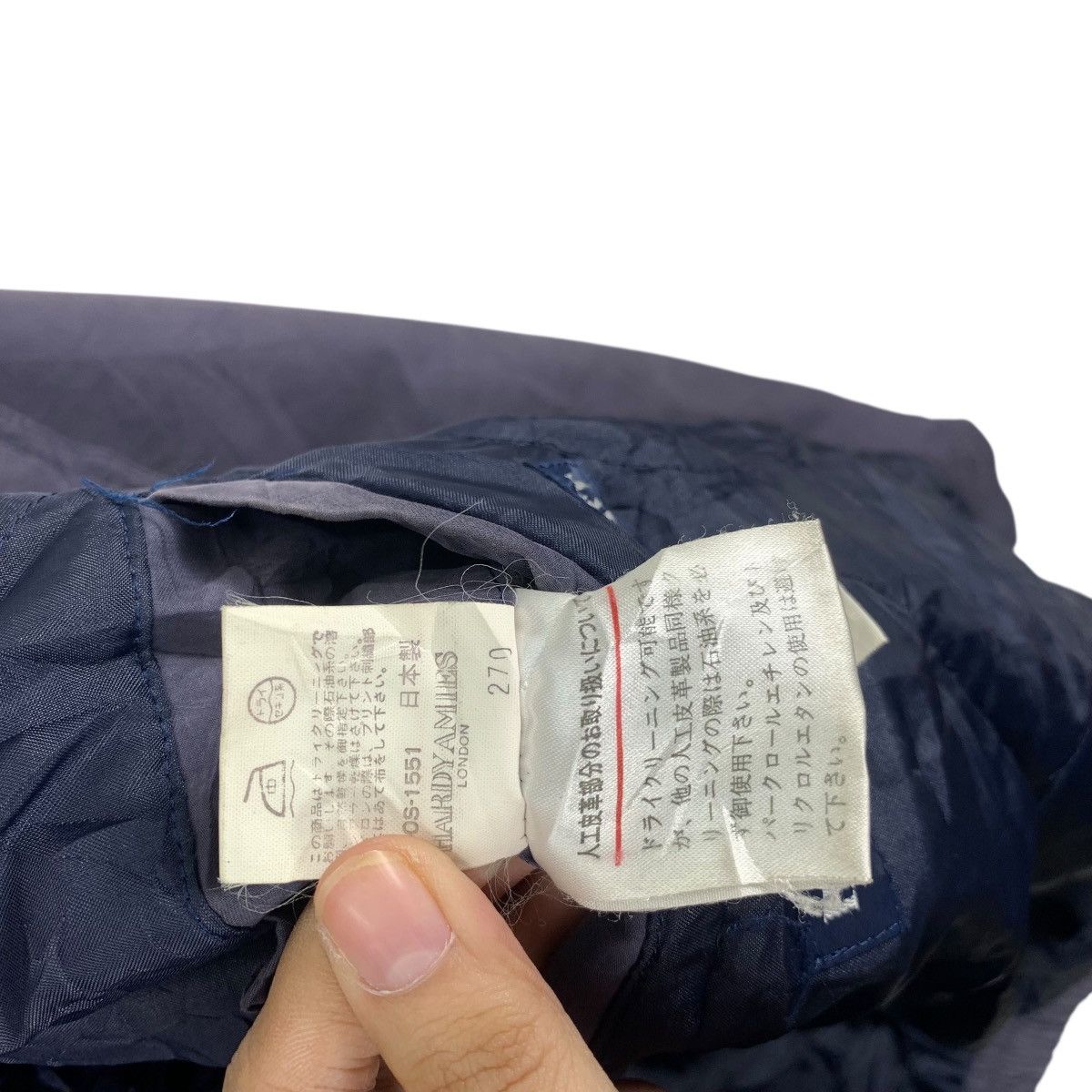 Hardy Amies Vintage HARDY AMIES LONDON Bulldog Bomber Jacket Puffer Size L / US 10 / IT 46 - 11 Thumbnail