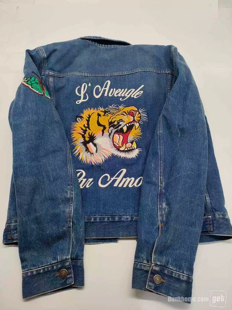 Gucci Gucci Blue letter tiger head pattern trendy fashion men's a Size US L / EU 52-54 / 3 - 3 Thumbnail