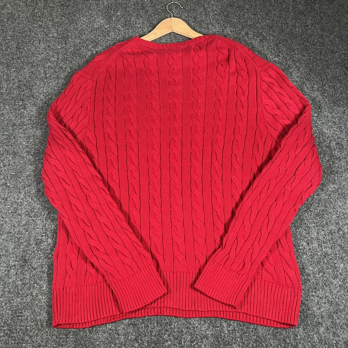 Polo Ralph Lauren Polo Ralph Lauren Cable Knit Sweater Size US XXL / EU 58 / 5 - 4 Thumbnail