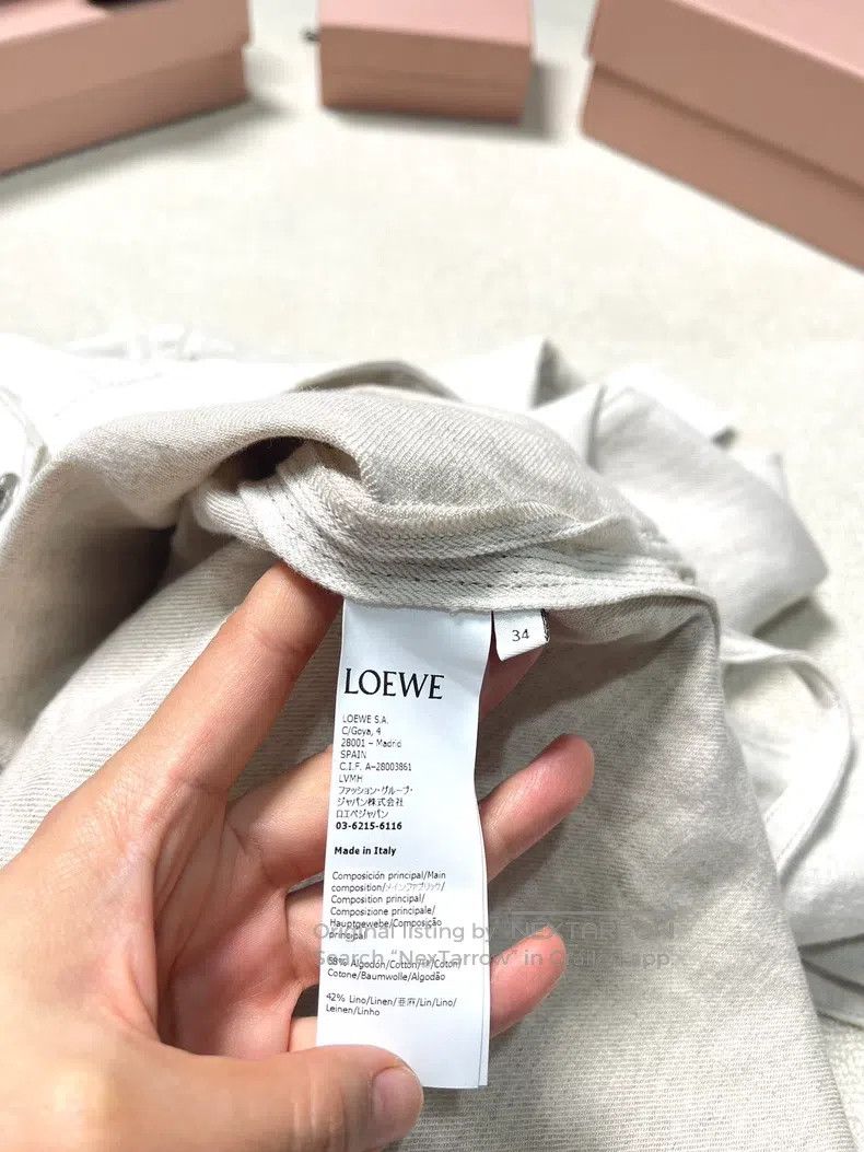 Loewe Loewe SS24 Embroidered Collar Single-Breasted Casual Jacke Size XXS / US 00 / IT 34 - 4 Thumbnail