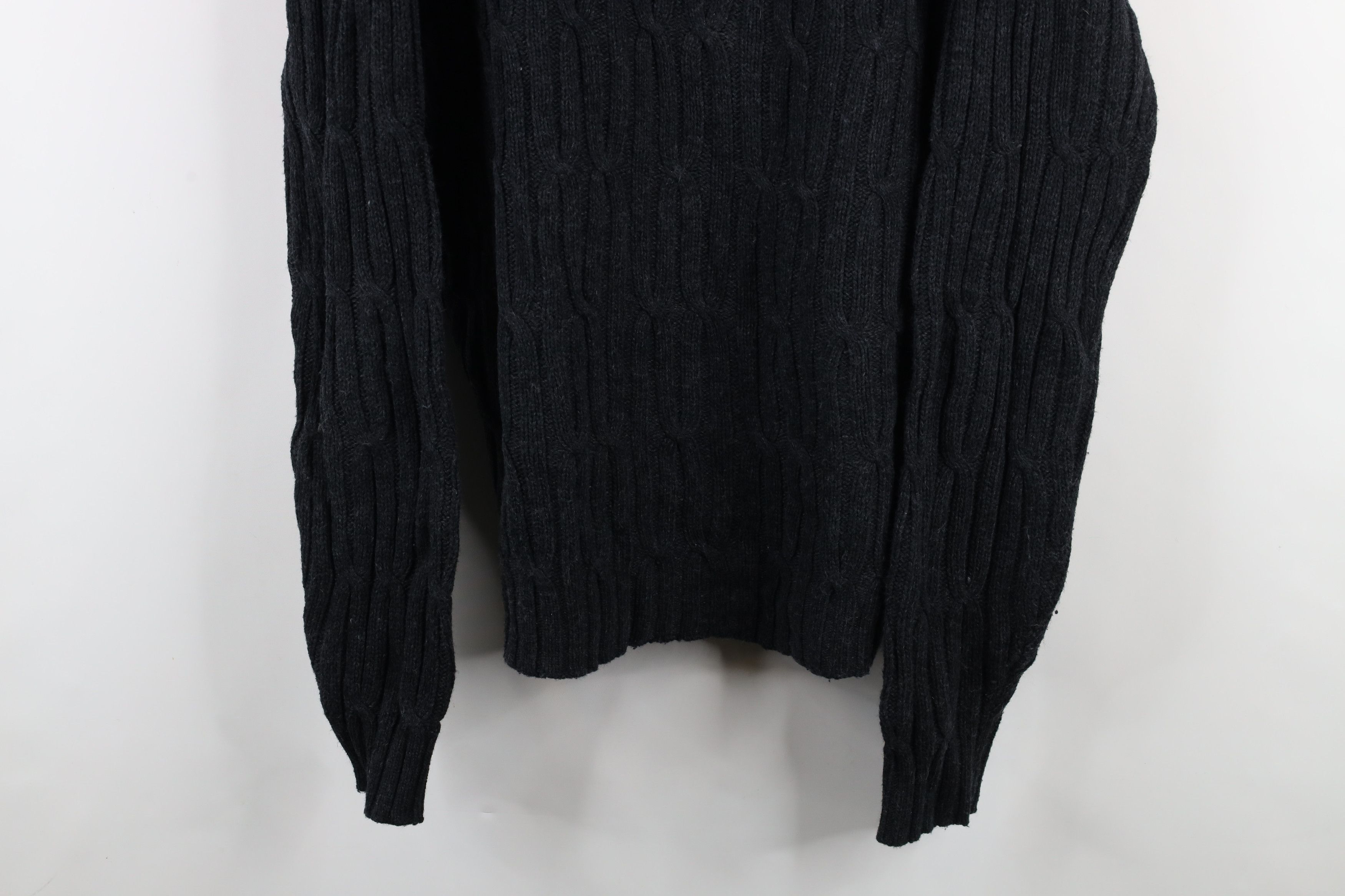 Nautica × Vintage Vintage 90s Nautica Chunky Fisherman Cable Knit Sweater Size US L / EU 52-54 / 3 - 3 Thumbnail