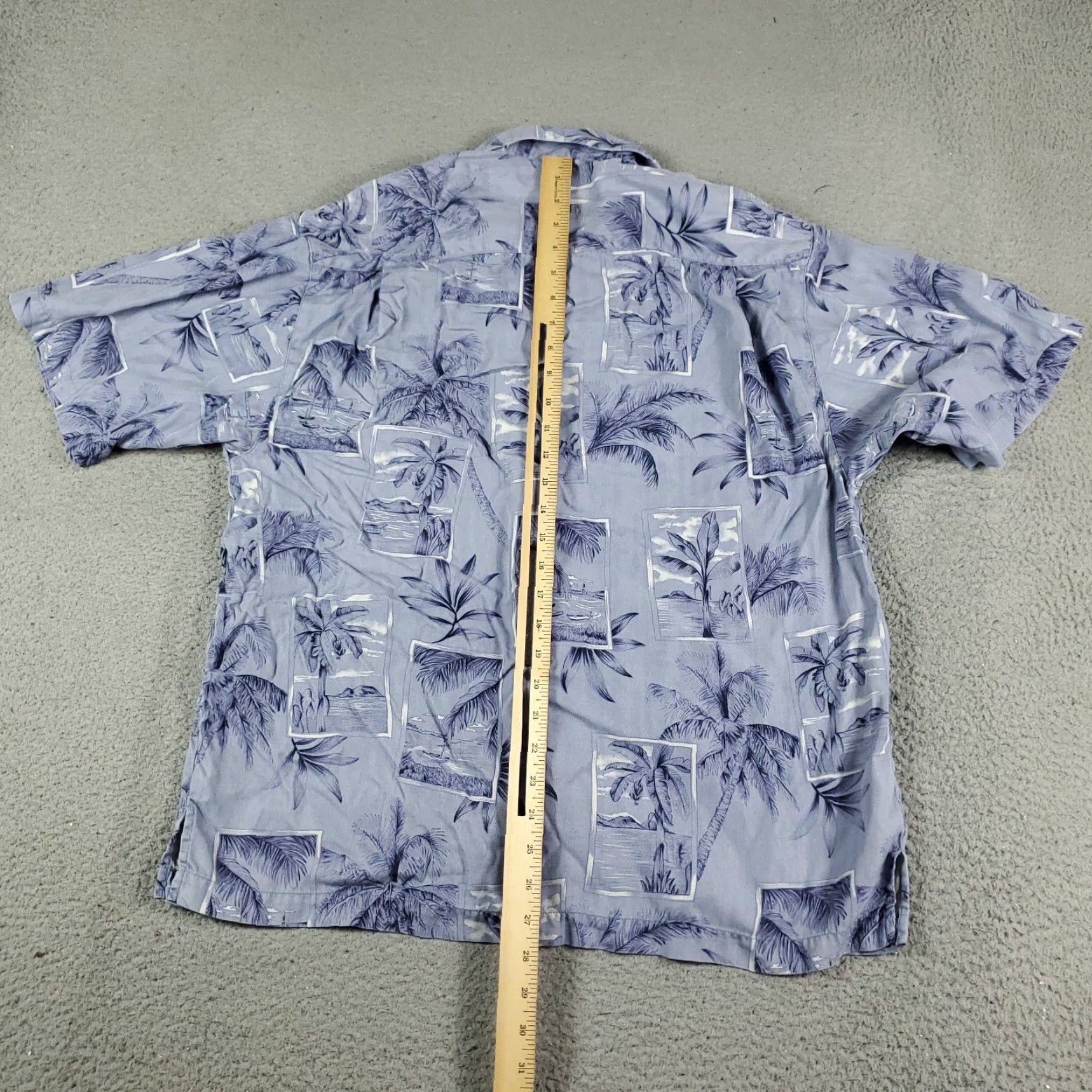 Tommy Bahama Tommy Bahama Shirt Mens Medium Blue Hawaiian Button Up Short Sleeve Size US M / EU 48-50 / 2 - 3 Thumbnail