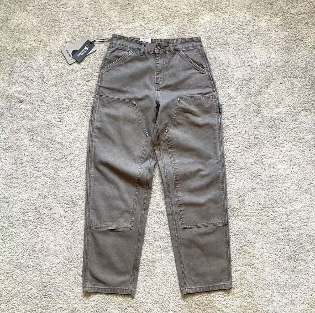 Carhartt Carhartt Double Knee Pants – Faded Black Size US 28 / EU 44 - 1 Thumbnail