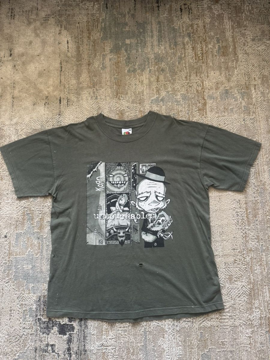 Band Tees Korn 2002 European Untouchables Tour T-Shirt Size US XL / EU 56 / 4 - 1 Thumbnail