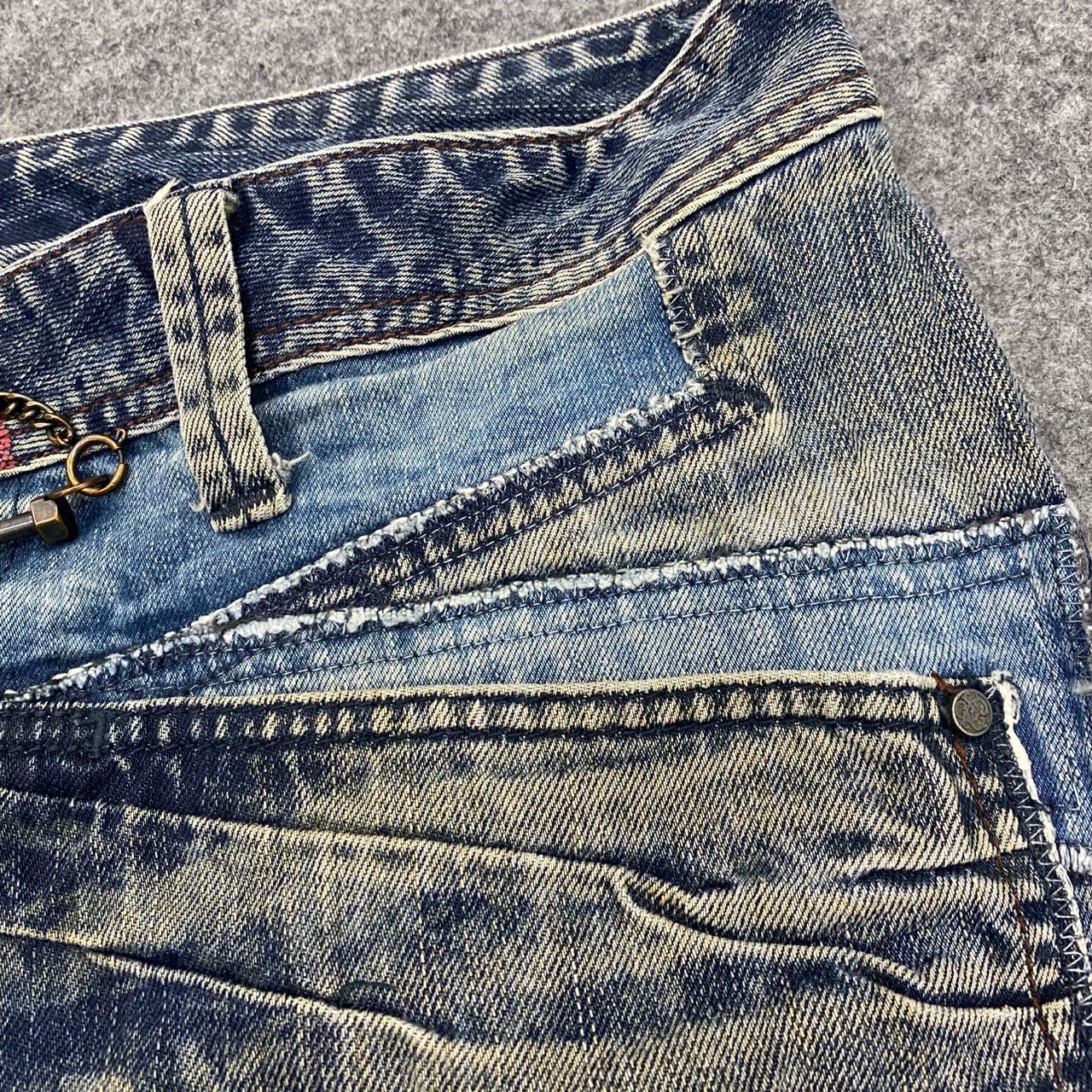 Marithe + Francois Girbaud 💥Best Offer💥 Marithe Francois Girbaud Distressed Denim Size US 35 - 8 Thumbnail