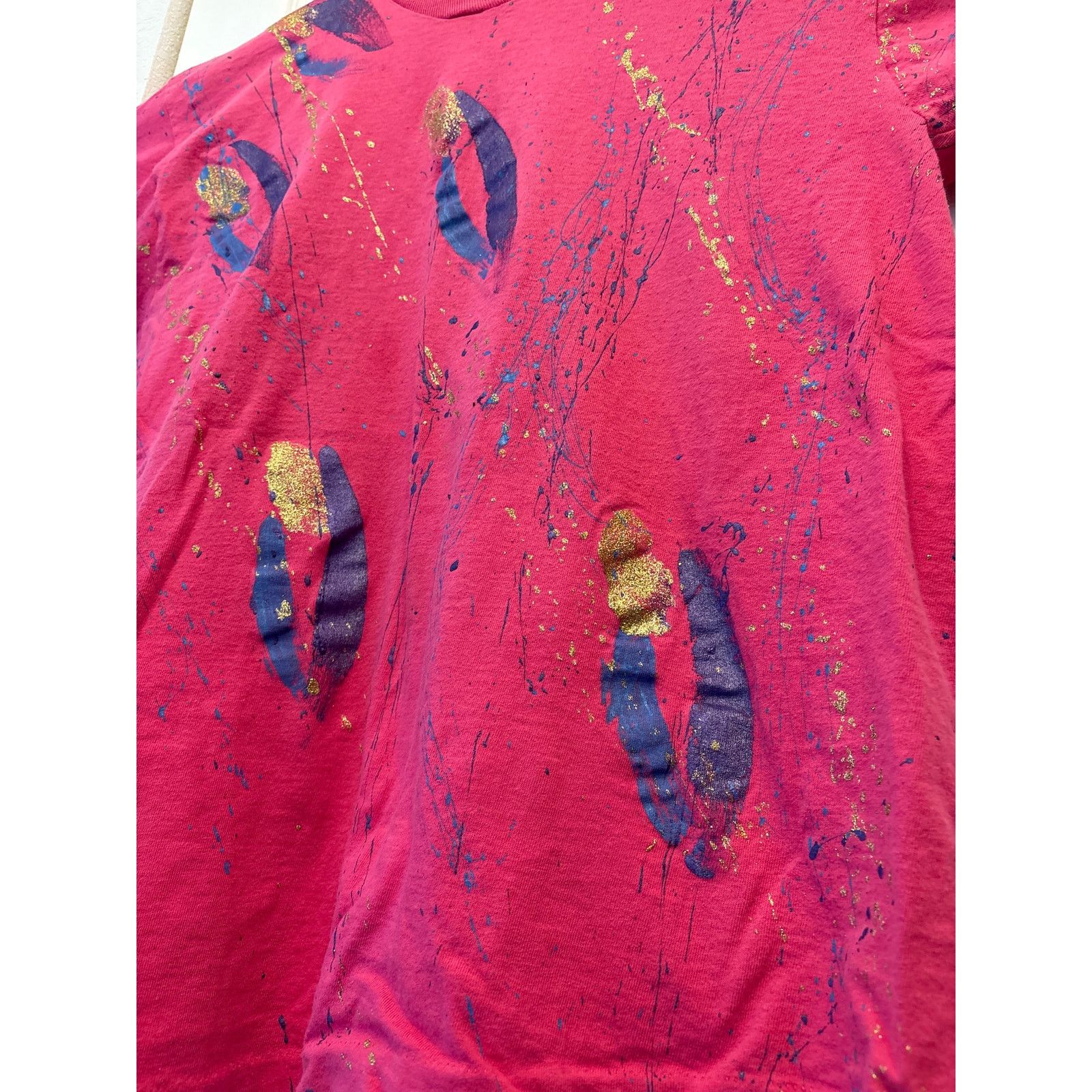 Fruit Of The Loom Vintage 90s Fruit of the Loom Custom Art T-Shirt - XL Size US XL / EU 56 / 4 - 3 Thumbnail