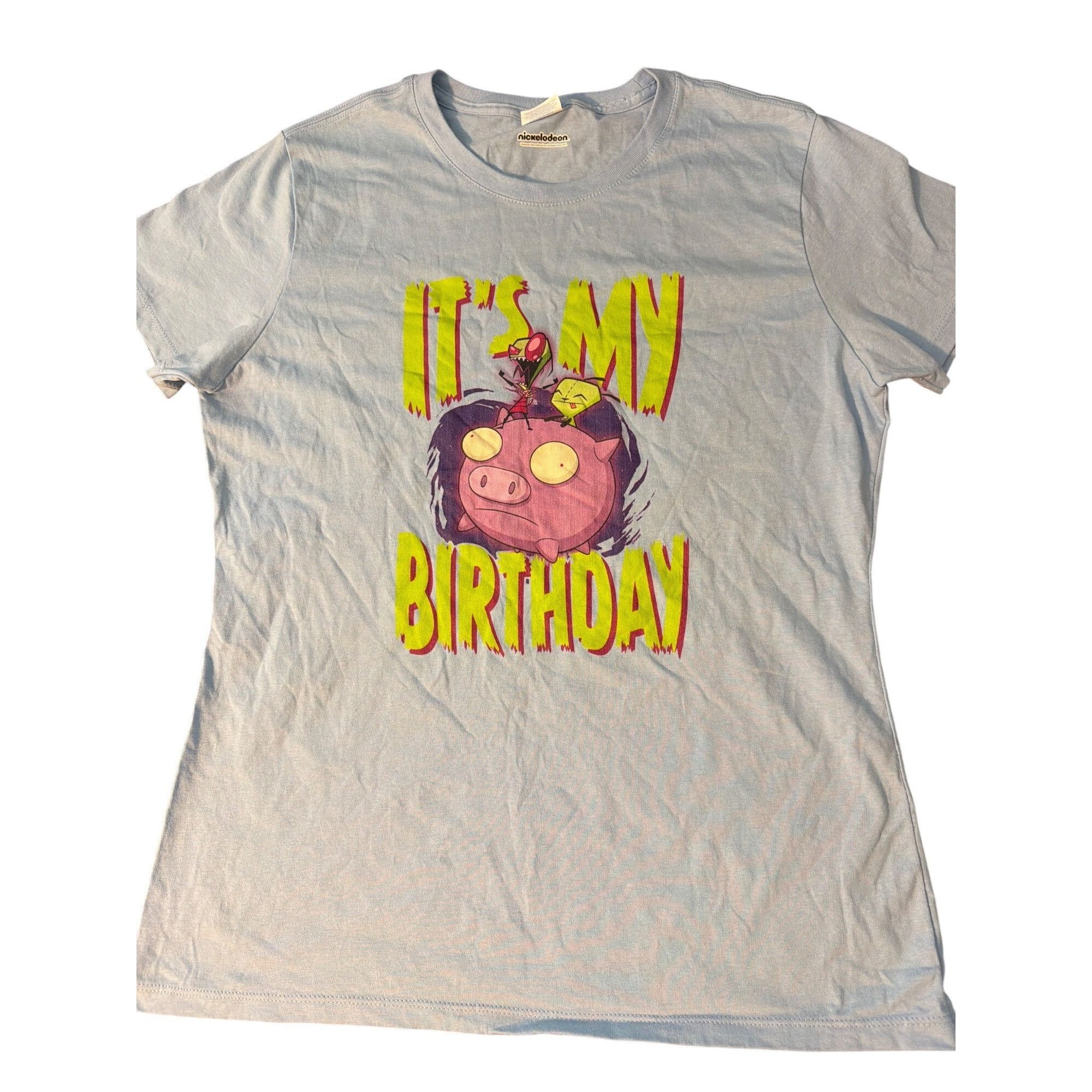 Nickelodeon Nickelodeon Invader Zim Its My Birthday Light Blue T Shirt G Size M / US 6-8 / IT 42-44 - 1 Thumbnail