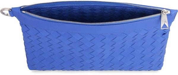 Bottega Veneta o1mle0125 Size: OS / Medium Zipped Pouch Cobalt in Blue Size ONE SIZE - 2 Thumbnail