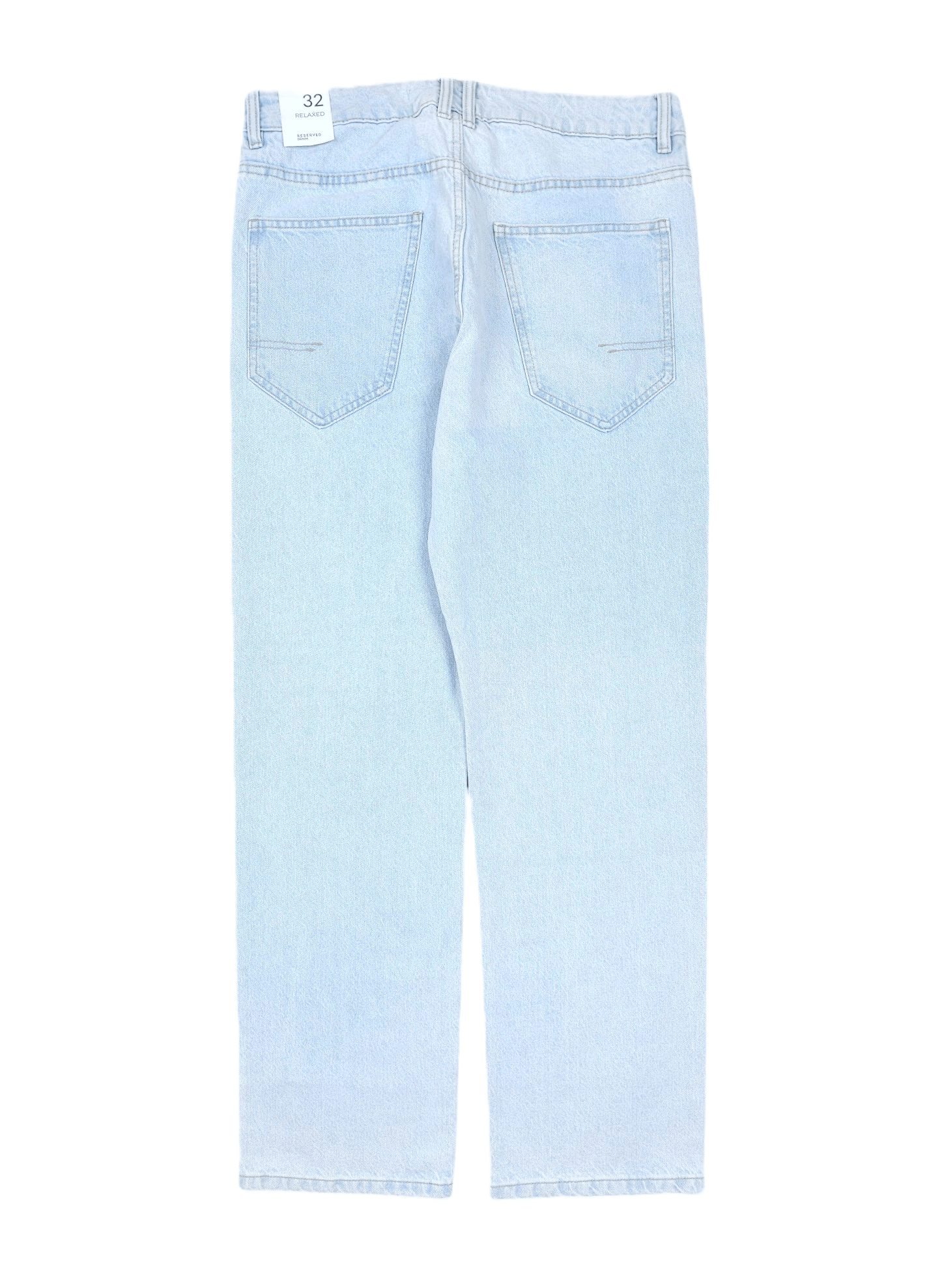 Japanese Brand × Vintage 💎 NEW Size 32/32 Baby Blue Baggy Relaxed Wide Leg Jeans Size US 32 / EU 48 - 2 Thumbnail