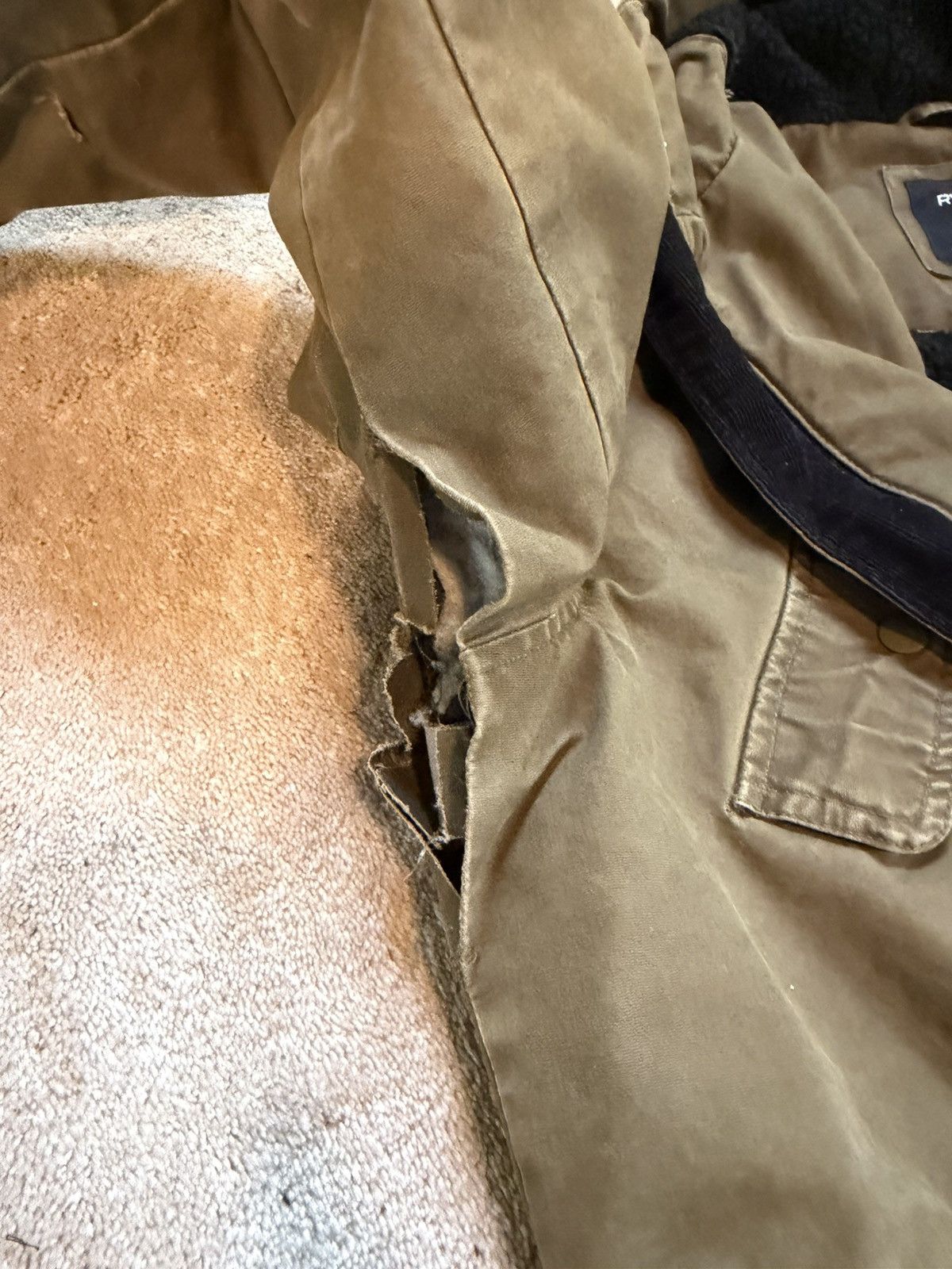 RVCA Cotton sherpa Chore jacket RVCA L Size US L / EU 52-54 / 3 - 4 Thumbnail