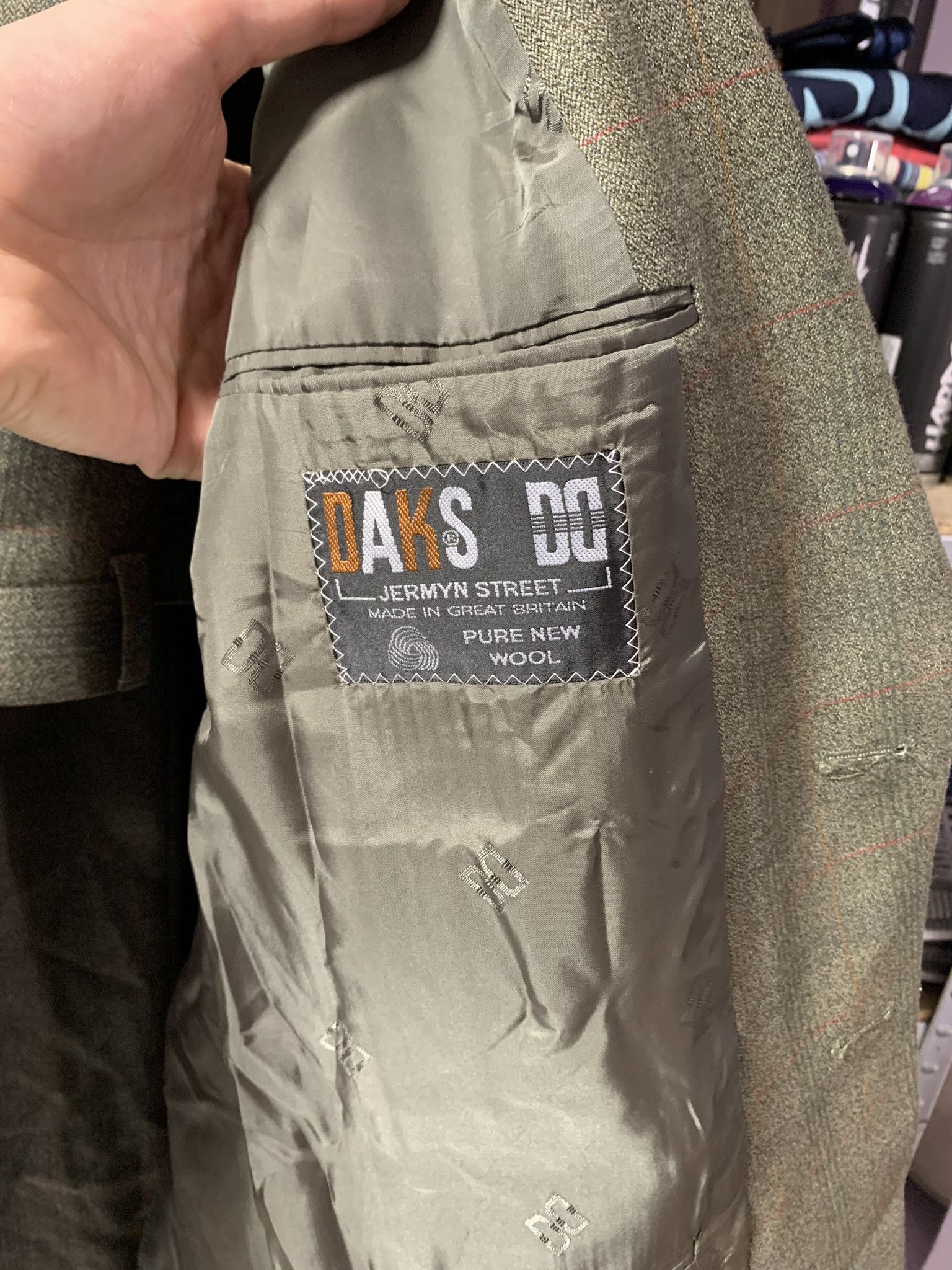 DAKS DAKS JERMYN STREET PURE NEW WOOL SUIT SIZE 40R Size 40R - 4 Thumbnail