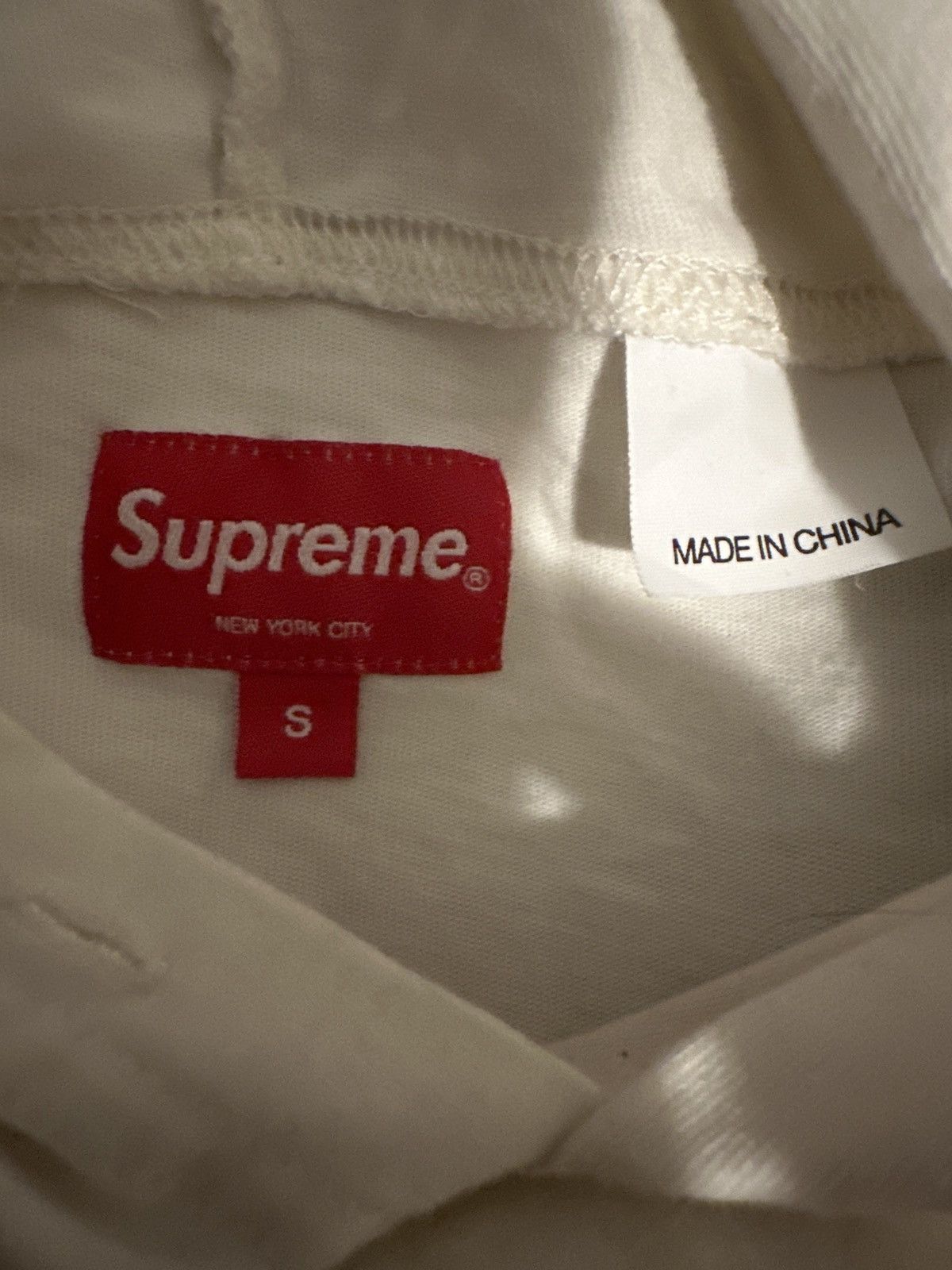 Supreme Supreme Light Long-Sleeve Hoodie (Monochrome) Size US S / EU 44-46 / 1 - 3 Thumbnail