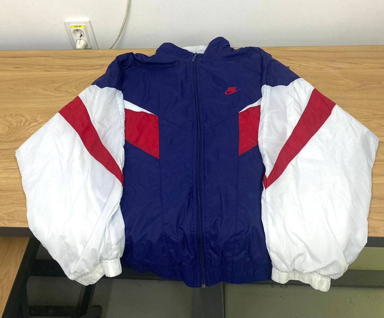 Nike × Vintage NIKE VINTAGE ZIP SWEATSHIRT LIGHT JACKET Size US XL / EU 56 / 4 - 1 Thumbnail