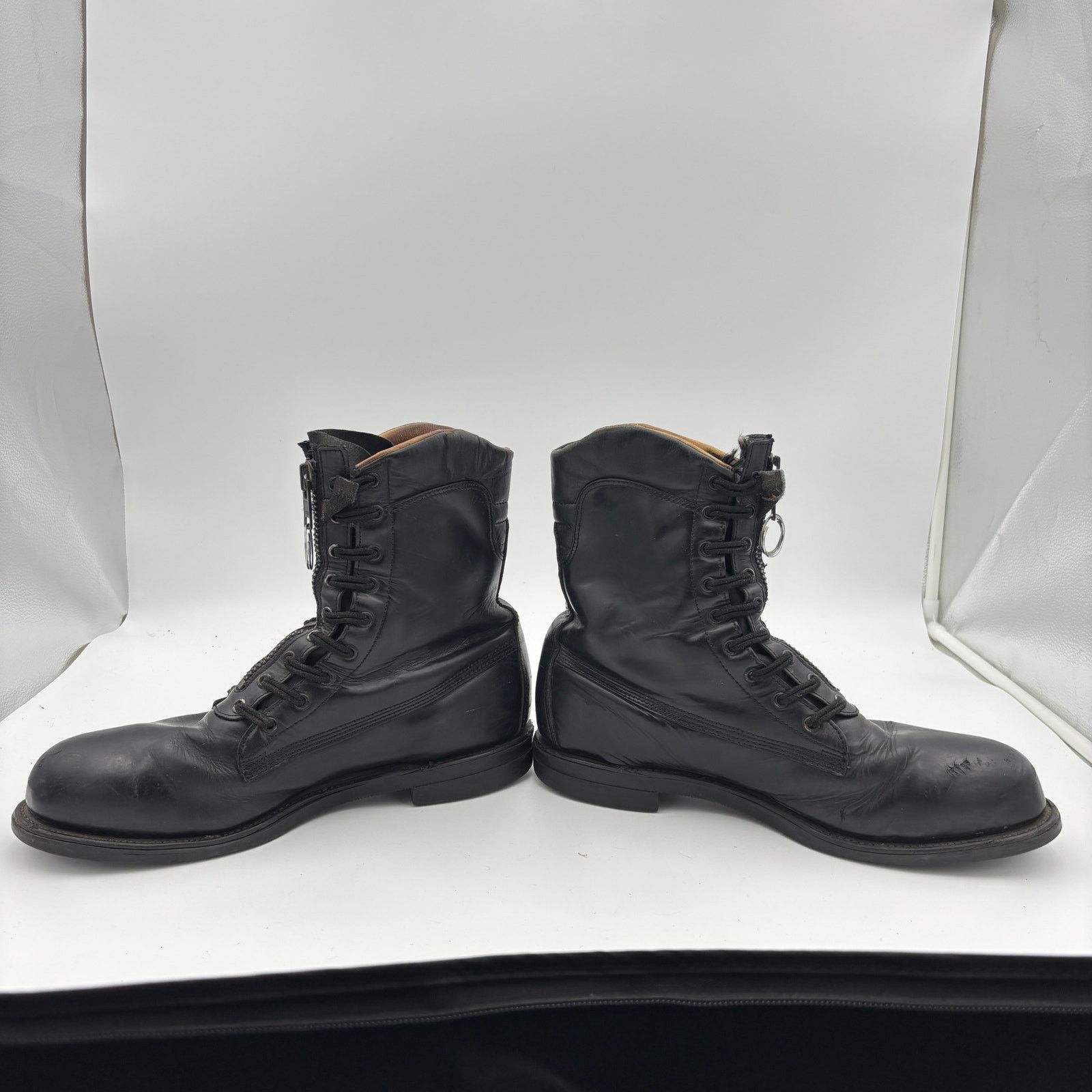 Chippewa Chippewa Steel Toe Front Zip Leather Combat Boots Men's 12 Size US 12 / EU 45 - 6 Thumbnail
