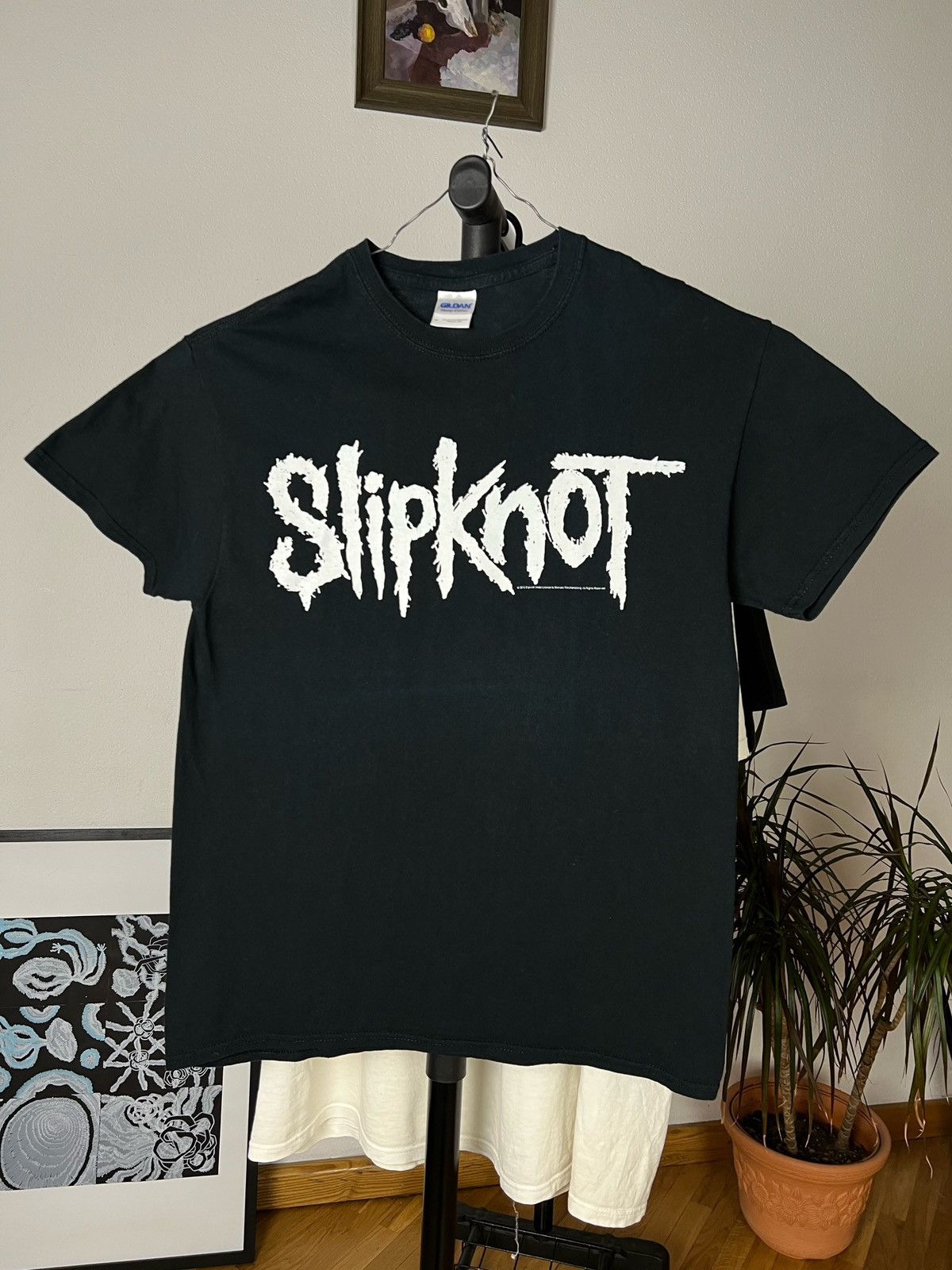 Band Tees × Vintage Vintage Slipknot tee (Stone Sour Marilyn Manson tshirt) Size US M / EU 48-50 / 2 - 1 Thumbnail