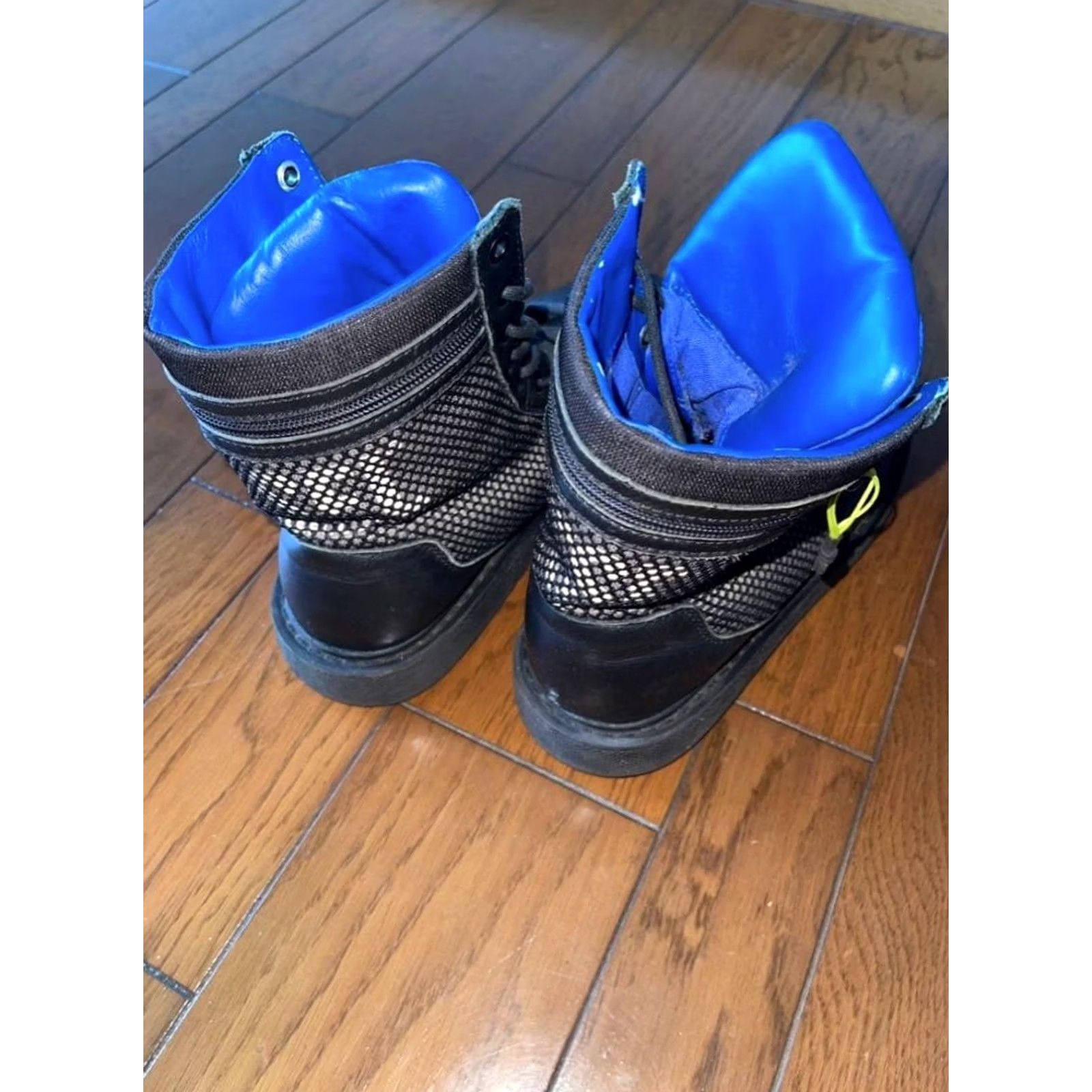 Diesel Diesel Men 9.0US High Cut Zip Sneakers H-Cage Dbz Vintage ITA Sneakers City 90s 00s Mens Size US 9 / EU 42 - 2 Thumbnail