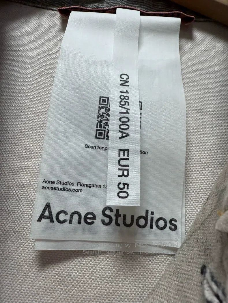 Acne Studios Acne Studios Painted Tie-Dye Vintage Design Denim Jacket Size US XL / EU 56 / 4 - 3 Thumbnail