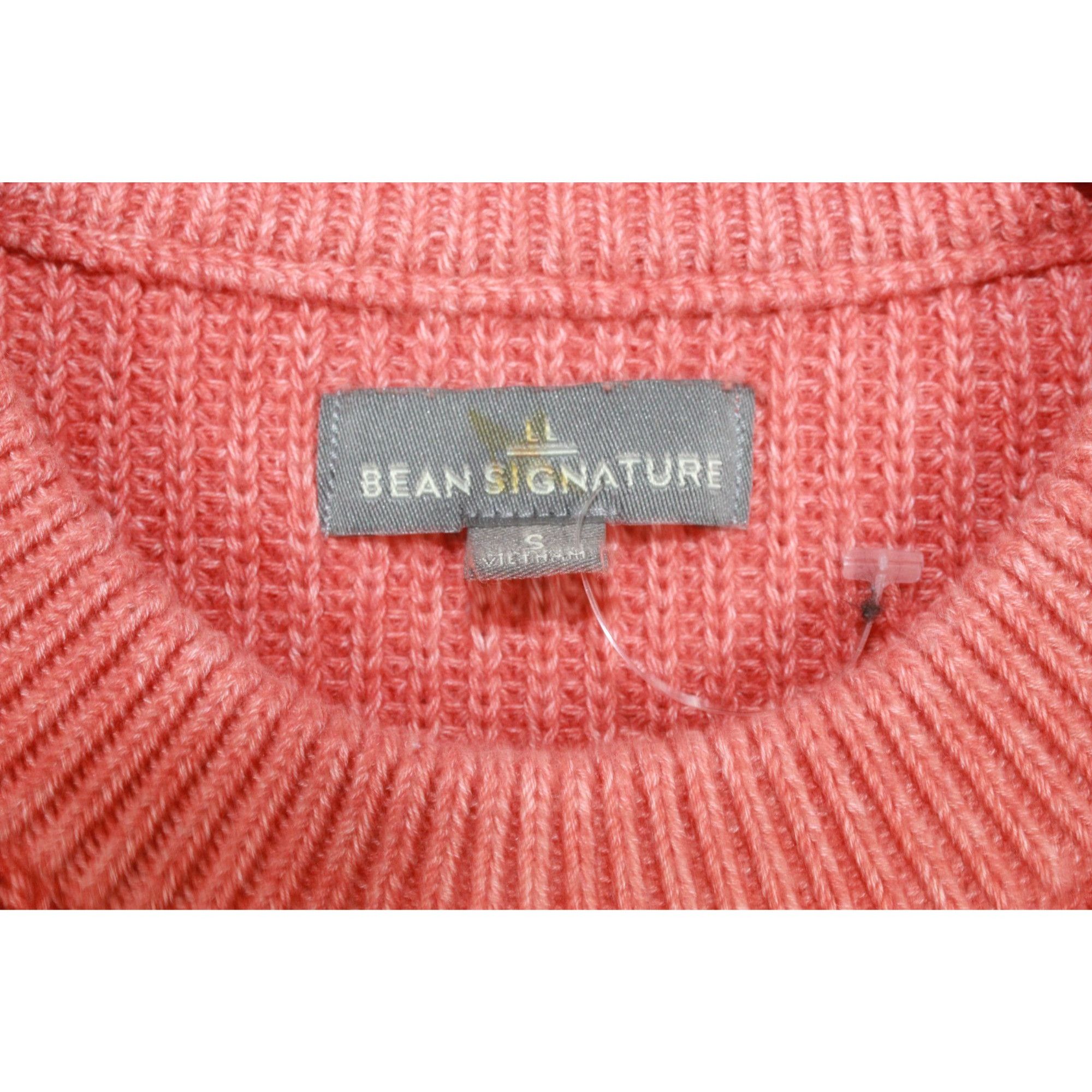 L.L. Bean LL Bean Ribbed Stretch Crewneck Pullover Sweater Orange Size US S / EU 44-46 / 1 - 4 Thumbnail