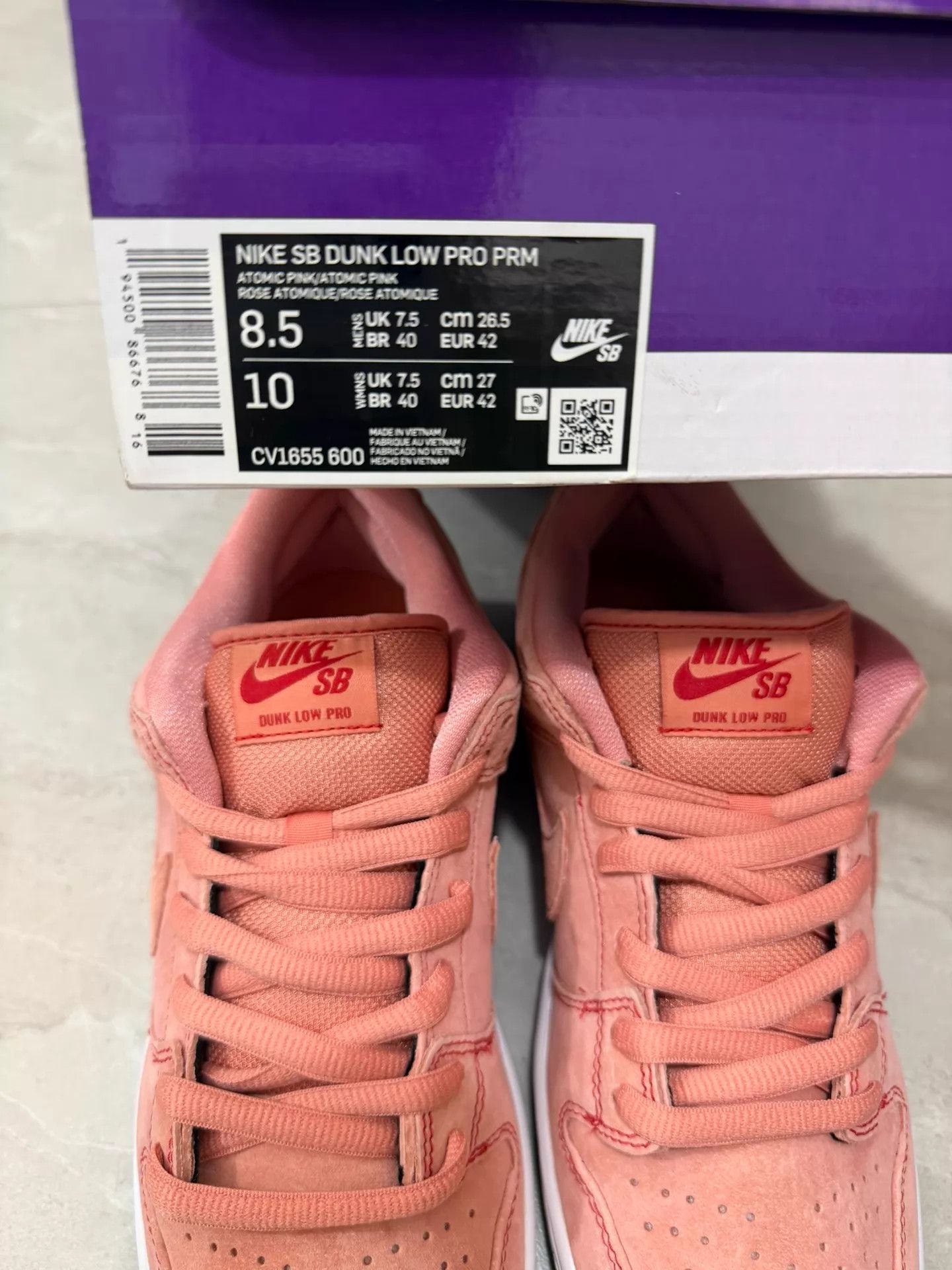 Nike Nike Dunk SB Pro PRM Pink Pig Low Unisex 42 Size US 9 / EU 42 - 2 Thumbnail