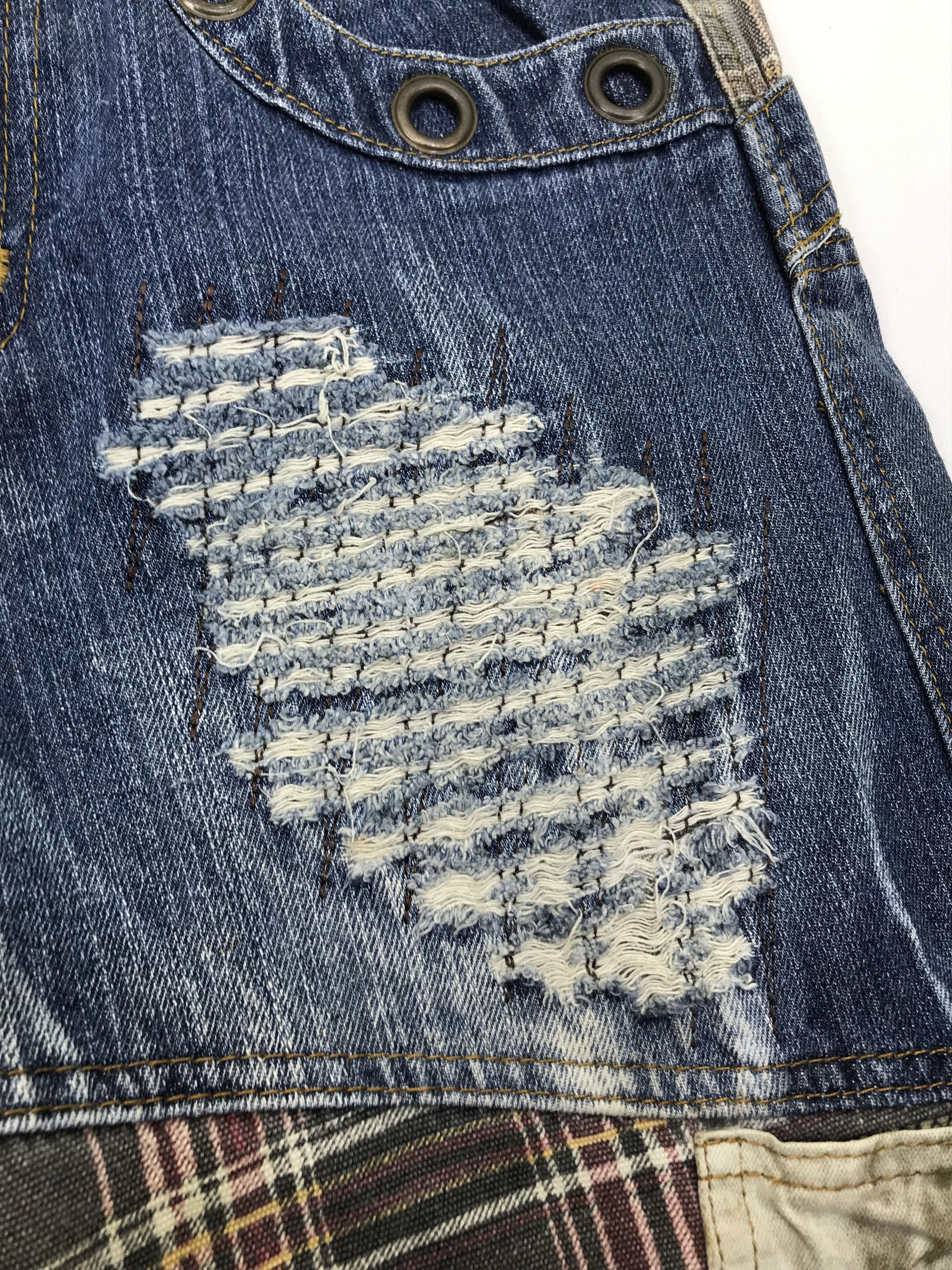 Beauty Beast Vintage Japanese Techno Seditionaries Distressed Cargo Jeans Size US 28 / EU 44 - 14 Thumbnail