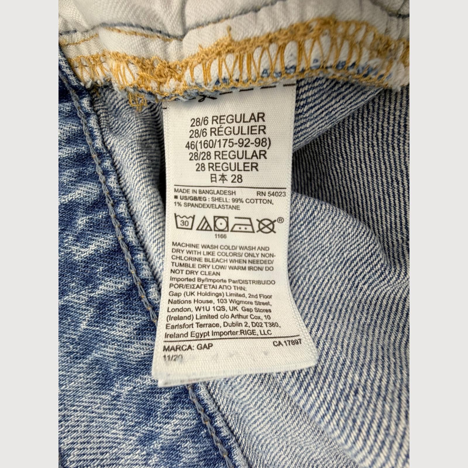 Gap Gap Wide Leg Jeans Light Wash High Rise 28 Y2K Size 28" / US 6 / IT 42 - 5 Thumbnail