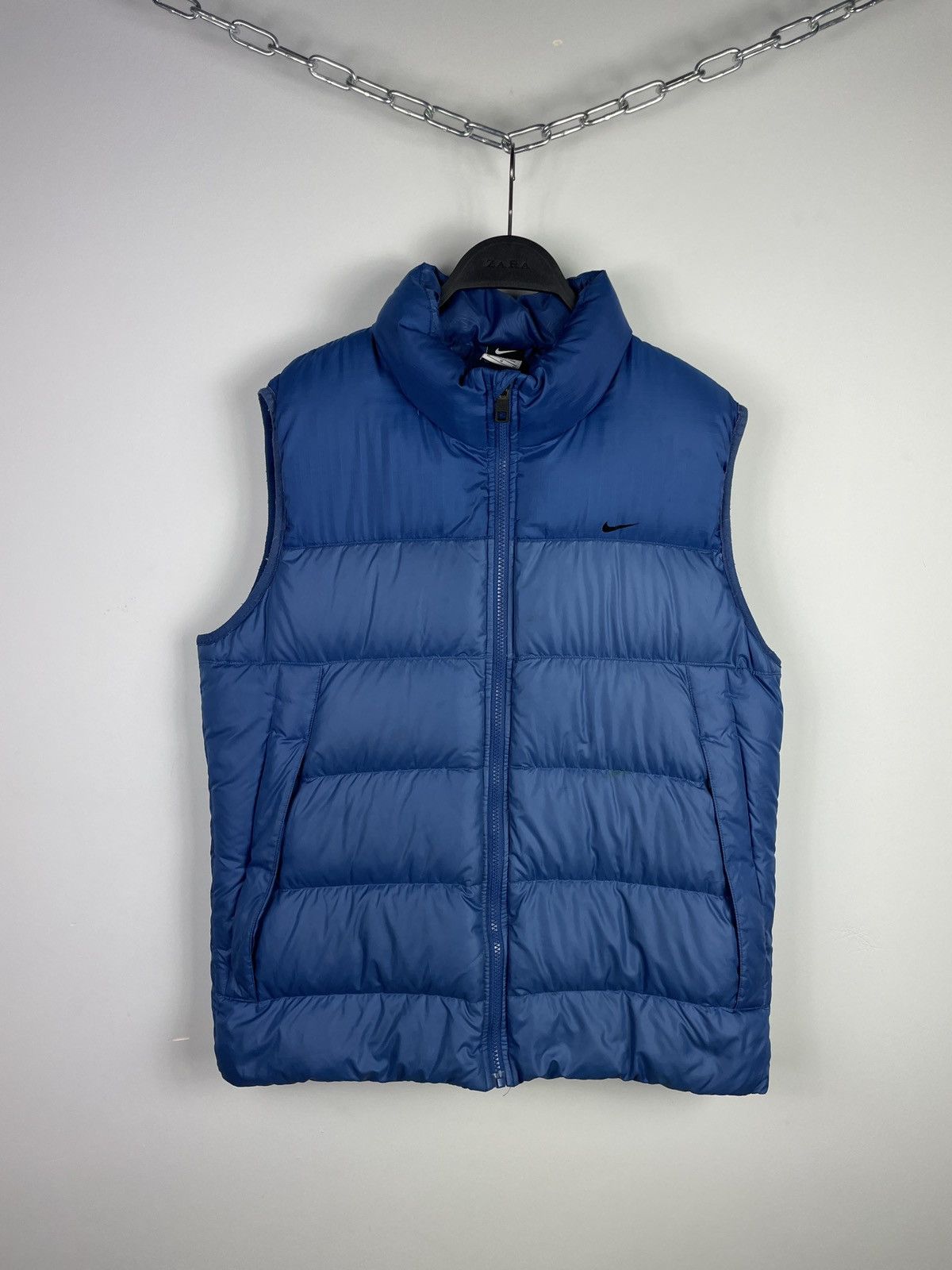Nike Vintage Down Vest Mini Swoosh Drill Hype